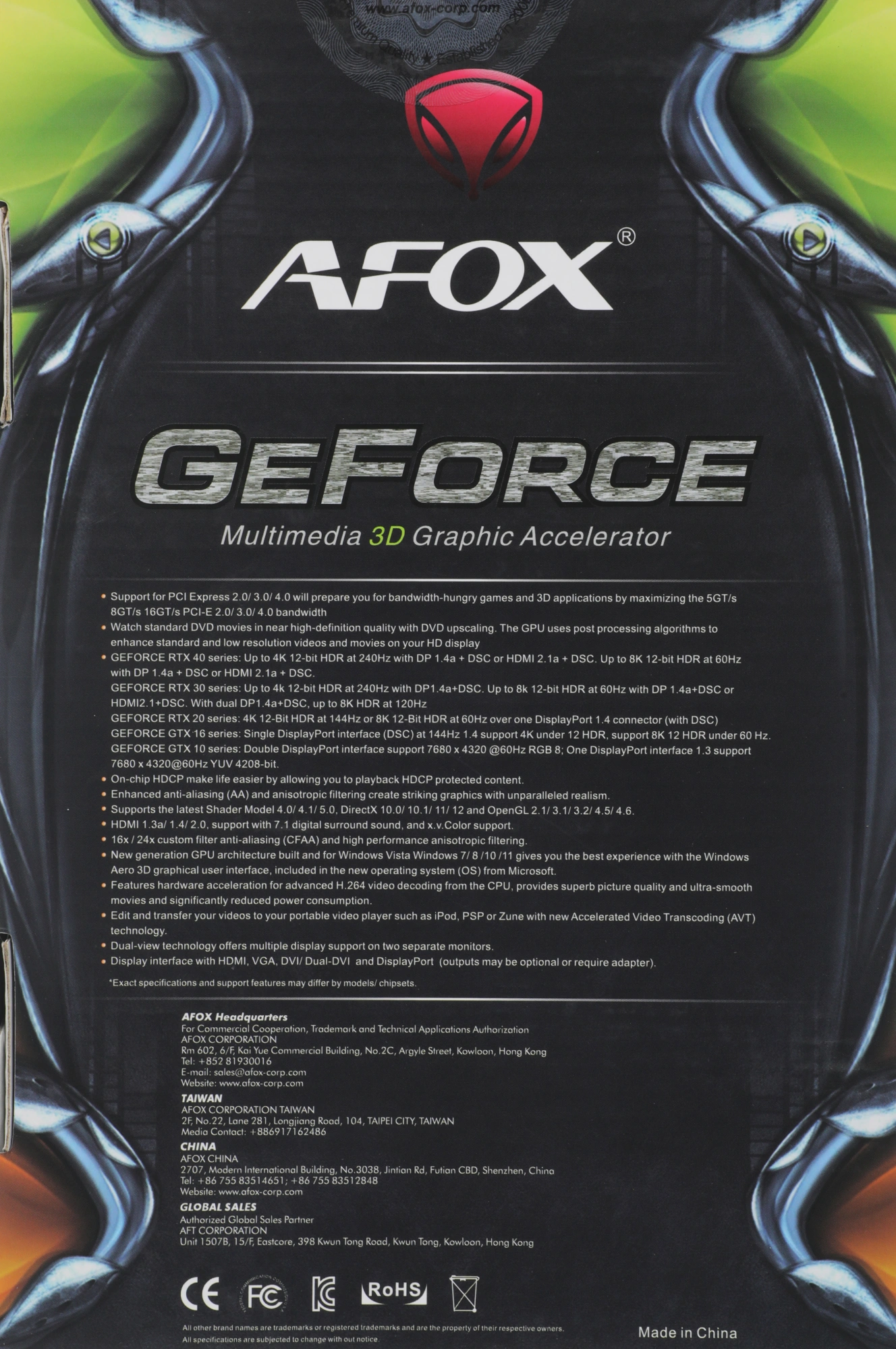 Видеокарта Afox PCI-E 3.0 AF610-2048D3L5-V3 NVIDIA GeForce GT 610 2Gb 64bit GDDR3 810/1333 DVIx1 HDMIx1 CRTx1 HDCP Ret low profile — изображение 9