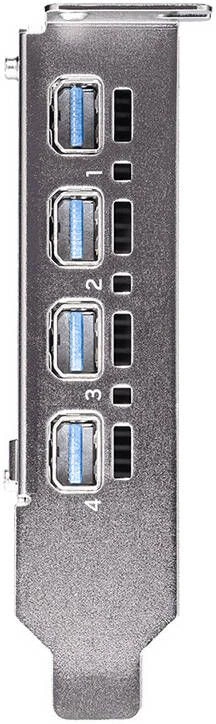 Видеокарта PNY PCI-E 4.0 A1000 NVIDIA RTX A1000 8Gb 128bit GDDR6 727/10000 mDPx4 HDCP oem low profile — изображение 2