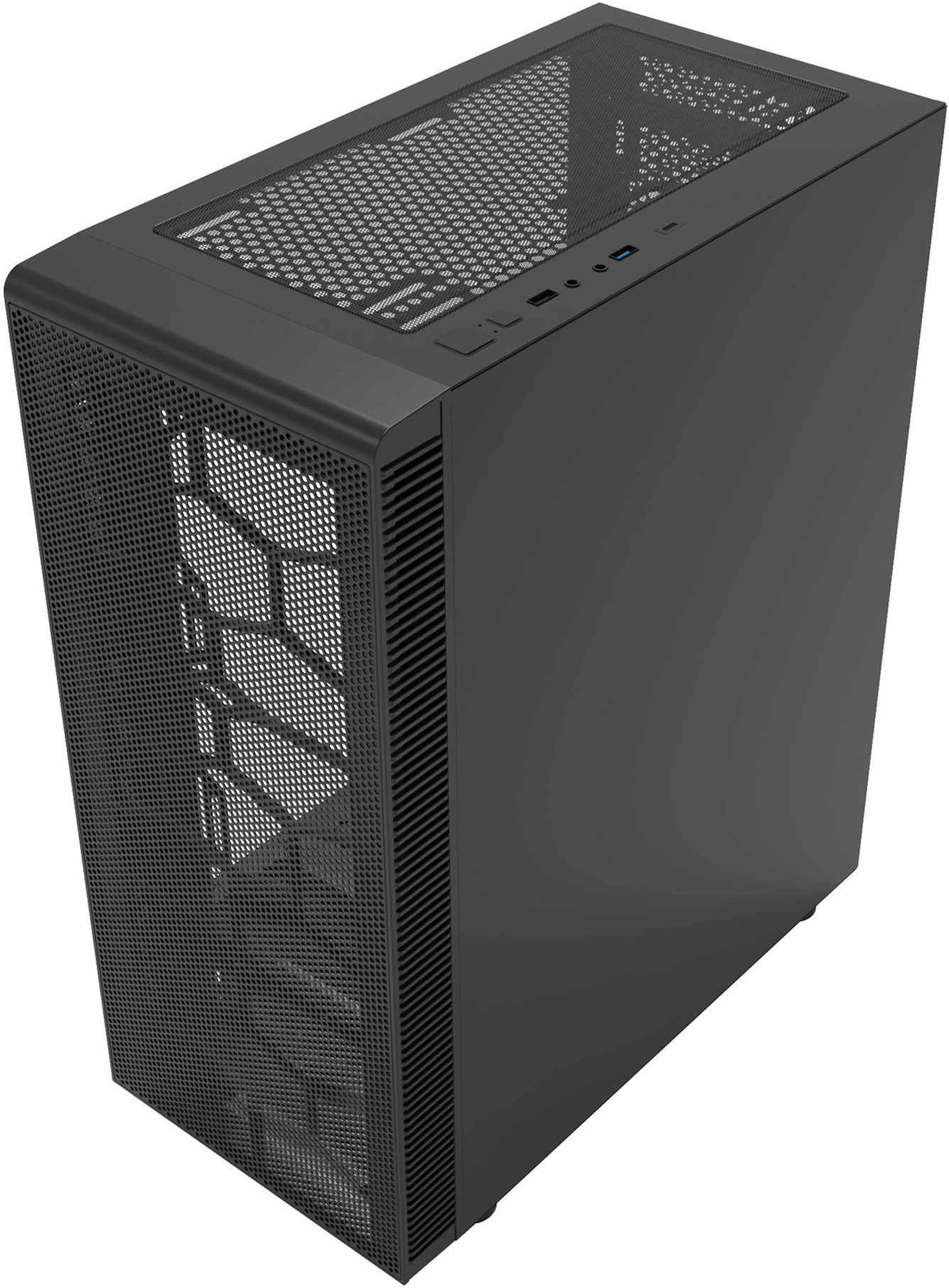 Корпус Bloody BD-CC115 черный без БП ATX 8x120mm 1xUSB2.0 1xUSB3.0 audio bott PSU — изображение 5