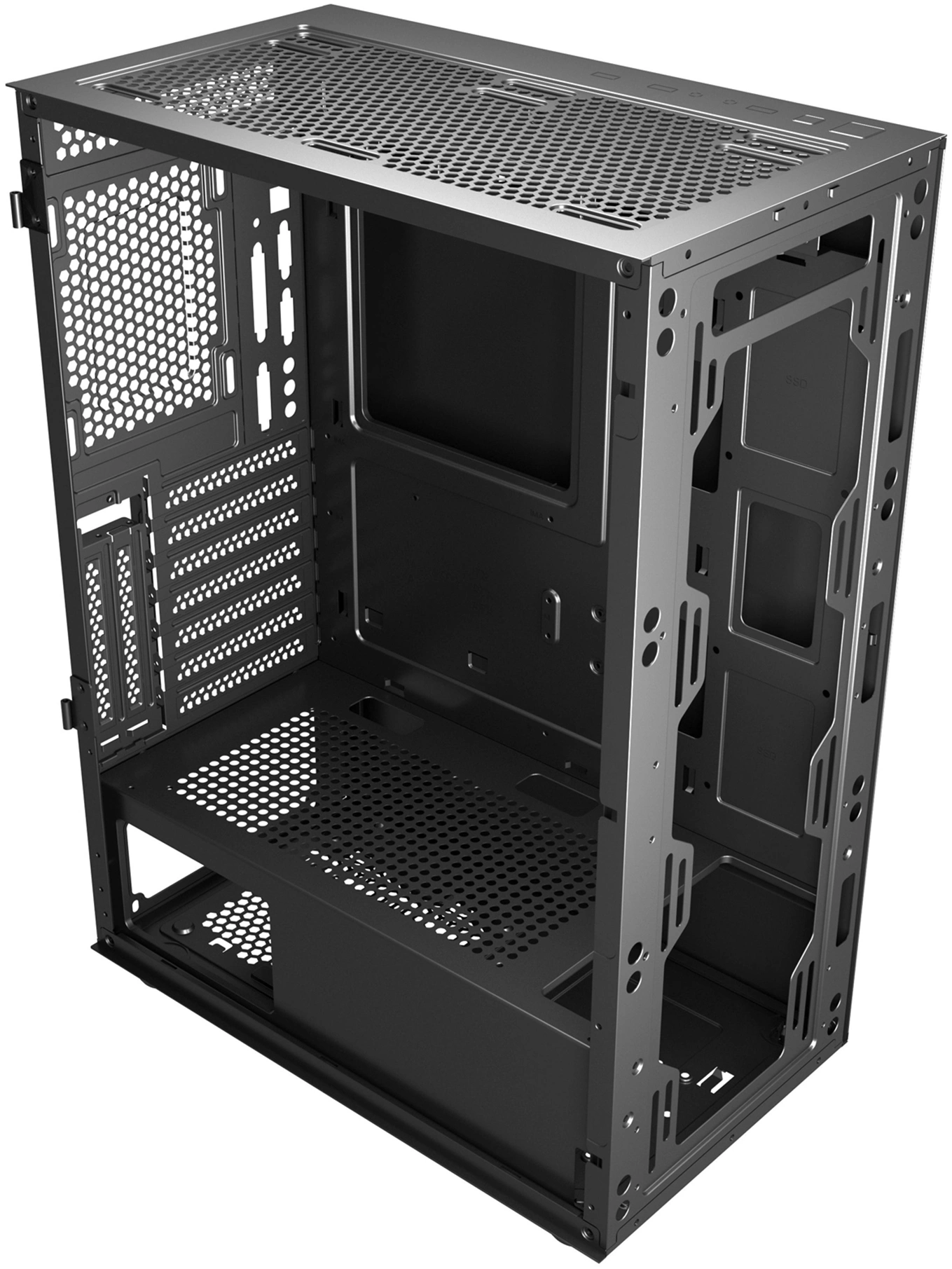 Корпус Bloody BD-CC115 черный без БП ATX 8x120mm 1xUSB2.0 1xUSB3.0 audio bott PSU — изображение 9