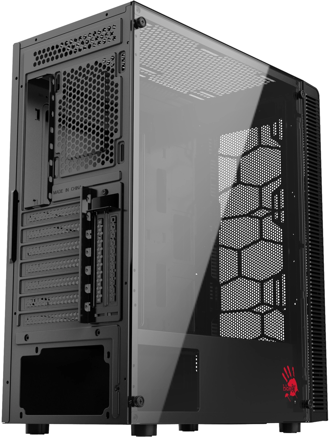 Корпус Bloody BD-CC115 черный без БП ATX 8x120mm 1xUSB2.0 1xUSB3.0 audio bott PSU — изображение 3