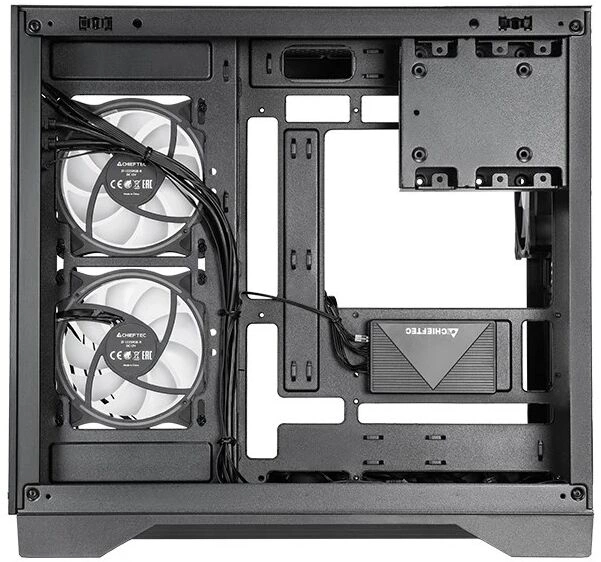 Корпус Chieftec Visio черный без БП ATX 9x120mm 2x140mm 1xUSB3.1 audio bott PSU — изображение 5