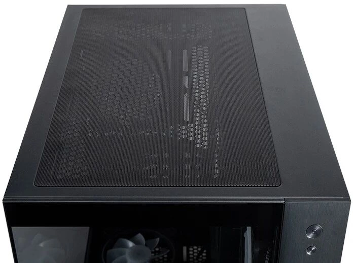 Корпус Chieftec Visio черный без БП ATX 9x120mm 2x140mm 1xUSB3.1 audio bott PSU — изображение 3