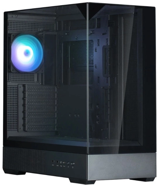 Корпус Zalman P40 Prism черный без БП ATX 8x120mm 2xUSB3.0 audio bott PSU
