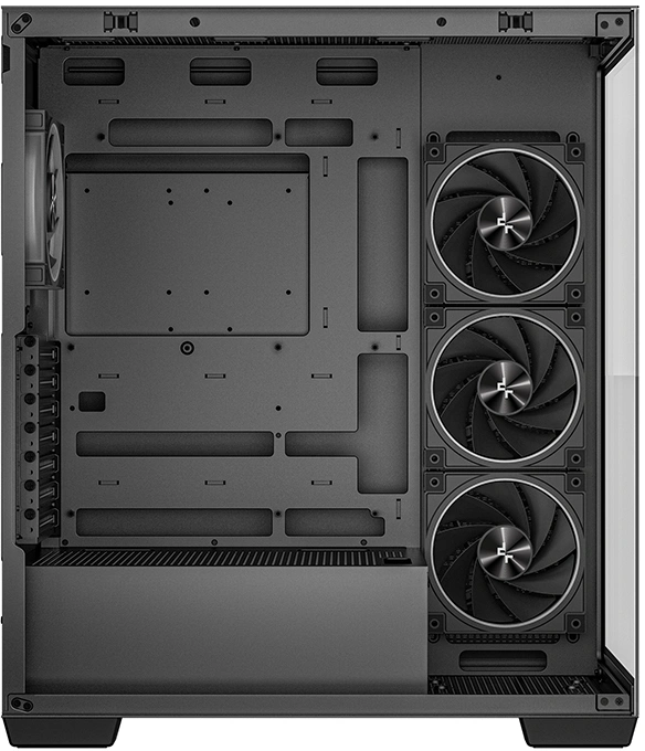 Корпус Deepcool CG580 4F V2 черный без БП ATX 6x120mm 4x140mm 2xUSB3.0 audio bott PSU — изображение 4