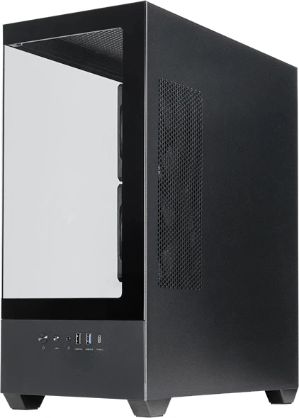 Корпус Chieftec Vista черный без БП ATX 6x120mm 2x140mm 1xUSB2.0 1xUSB3.0 audio bott PSU — изображение 3