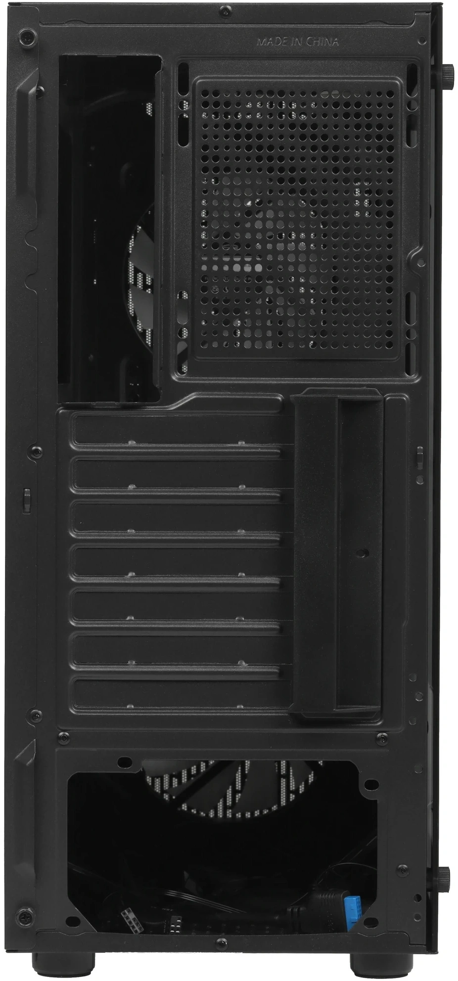 Корпус PcCooler MA100 Mesh черный без БП ATX 5x120mm 2xUSB2.0 1xUSB3.0 audio bott PSU — изображение 6