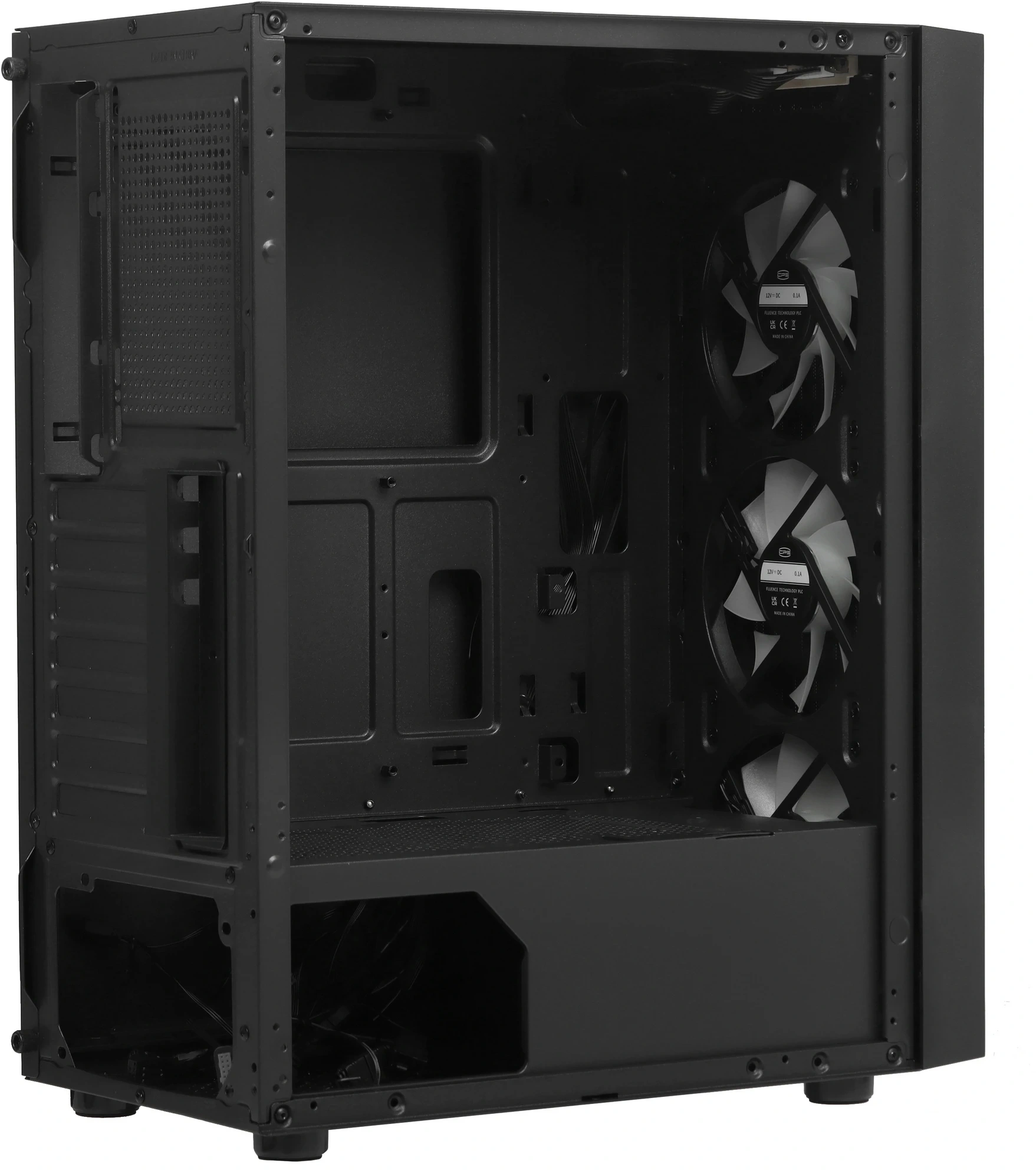Корпус PcCooler MA100 Mesh черный без БП ATX 5x120mm 2xUSB2.0 1xUSB3.0 audio bott PSU — изображение 9