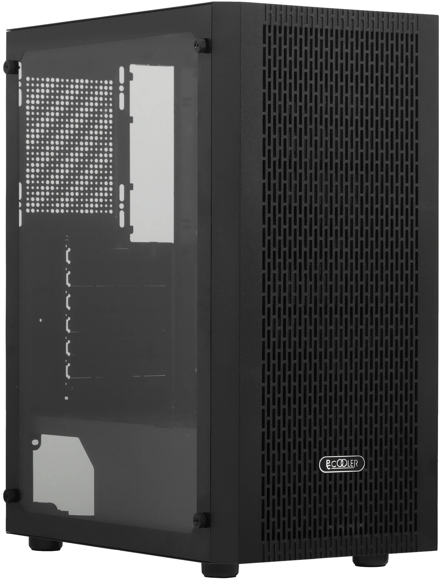 Корпус PcCooler MA100 Mesh черный без БП ATX 5x120mm 2xUSB2.0 1xUSB3.0 audio bott PSU — изображение 2