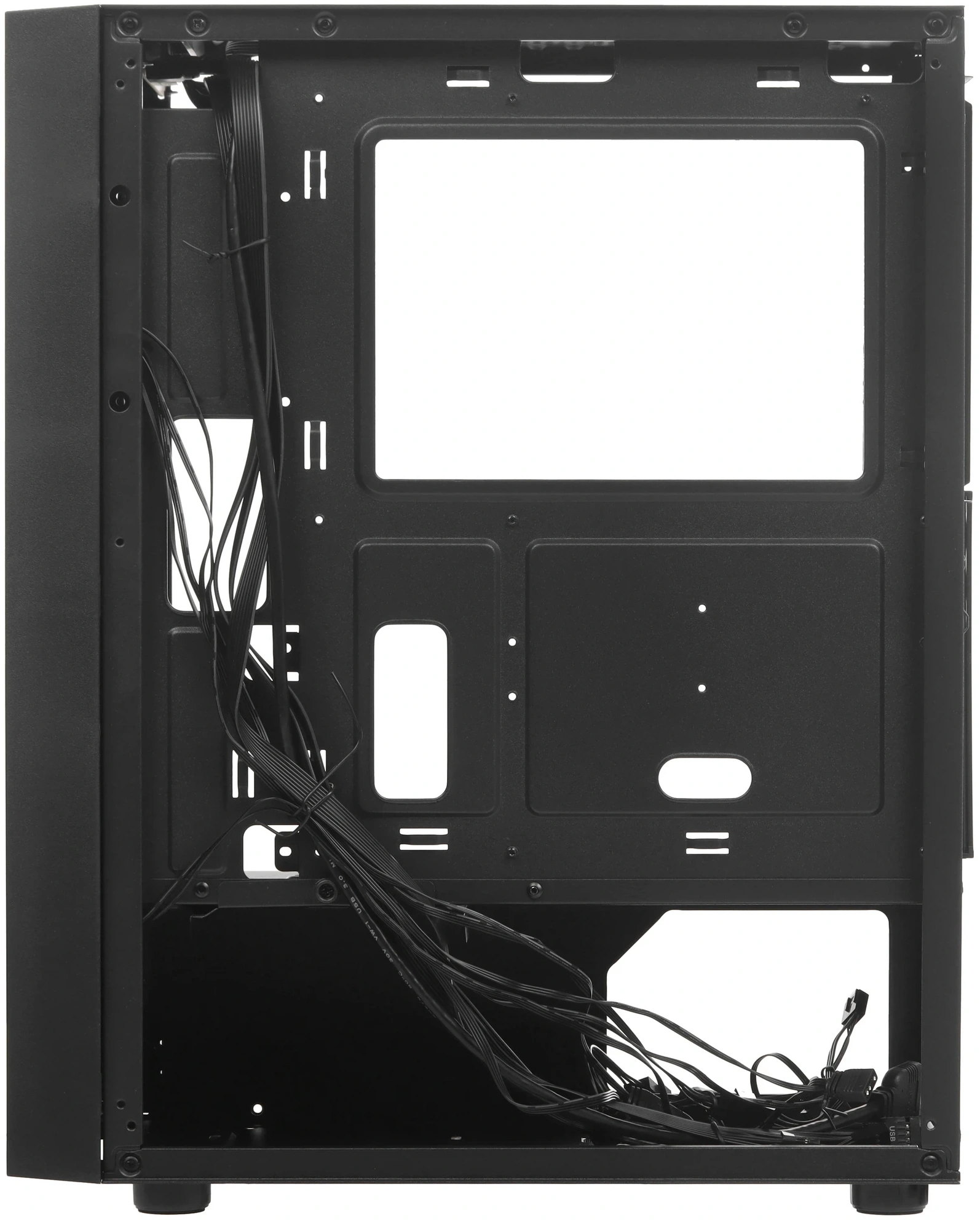 Корпус PcCooler MA100 Mesh черный без БП ATX 5x120mm 2xUSB2.0 1xUSB3.0 audio bott PSU — изображение 12