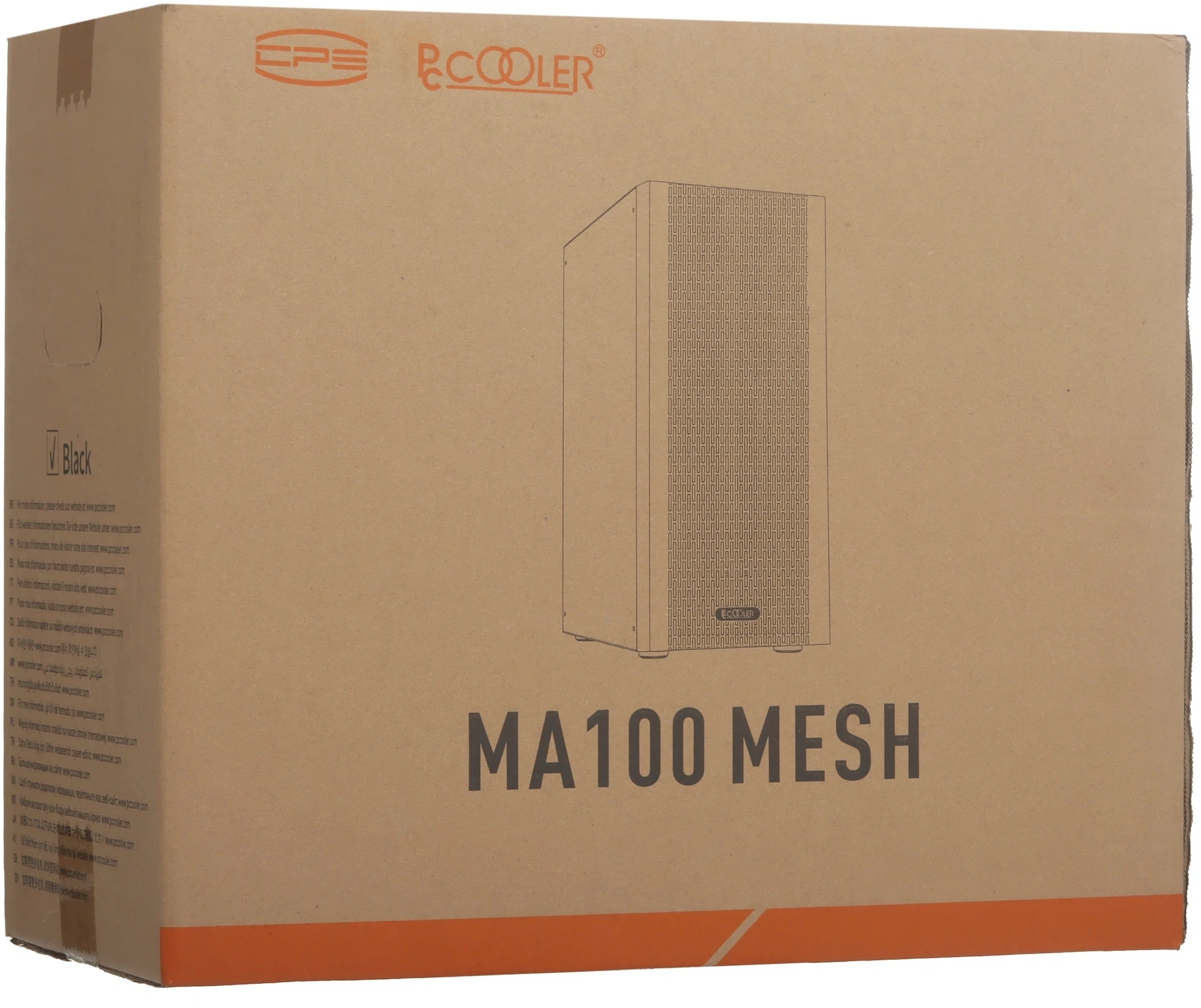 Корпус PcCooler MA100 Mesh черный без БП ATX 5x120mm 2xUSB2.0 1xUSB3.0 audio bott PSU — изображение 15