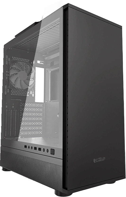Корпус PcCooler IE200 черный без БП E-ATX 8x120mm 5x140mm 2xUSB2.0 1xUSB3.0 audio bott PSU