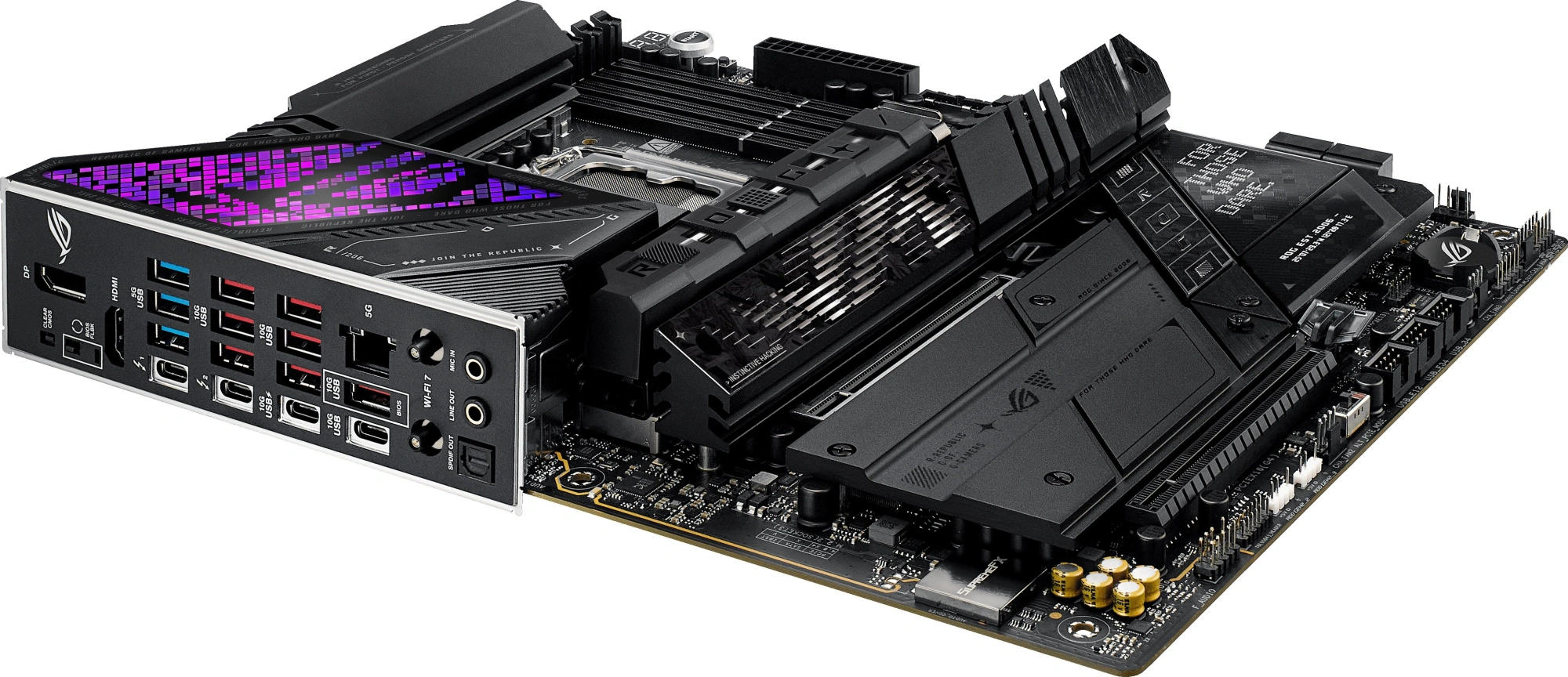 Материнская плата Asus ROG STRIX Z890-E GAMING WIFI Soc-1851 Intel Z890 4xDDR5 ATX AC`97 8ch(7.1) 5Gigabit RAID+HDMI+DP — изображение 10