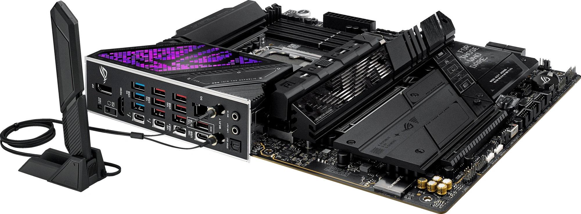 Материнская плата Asus ROG STRIX Z890-E GAMING WIFI Soc-1851 Intel Z890 4xDDR5 ATX AC`97 8ch(7.1) 5Gigabit RAID+HDMI+DP — изображение 11