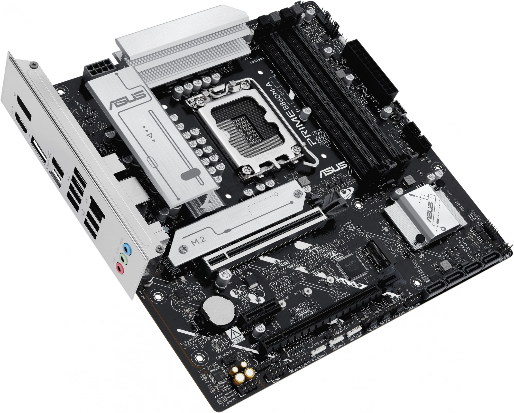 Материнская плата Asus PRIME B860M-A-CSM Soc-1851 Intel B860 4xDDR5 mATX AC`97 8ch(7.1) 2.5Gg RAID+HDMI+DP — изображение 7