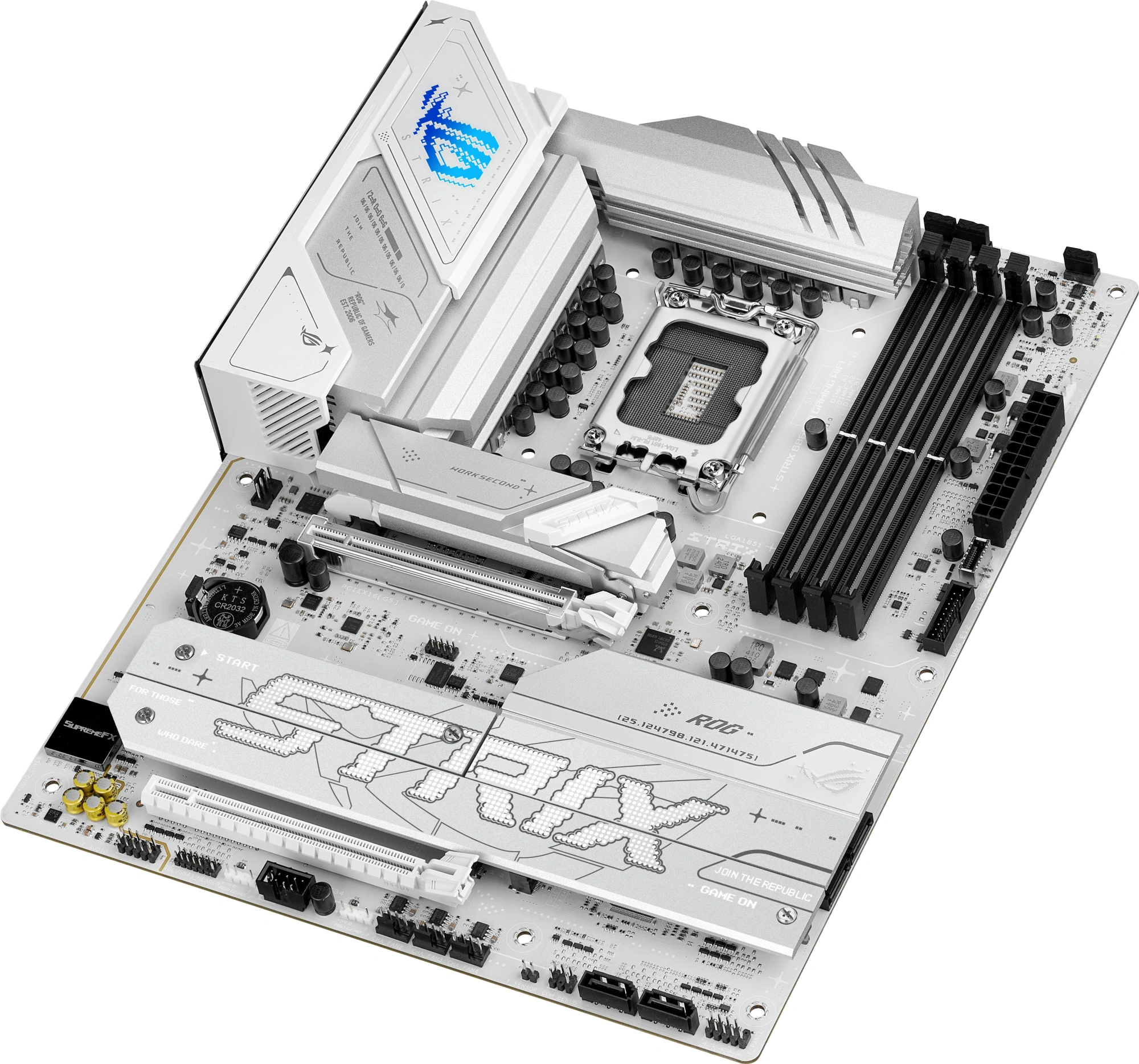 Материнская плата Asus ROG STRIX B860-A GAMING WIFI Soc-1851 Intel B860 4xDDR5 ATX AC`97 8ch(7.1) 2.5Gg RAID+HDMI+DP — изображение 5