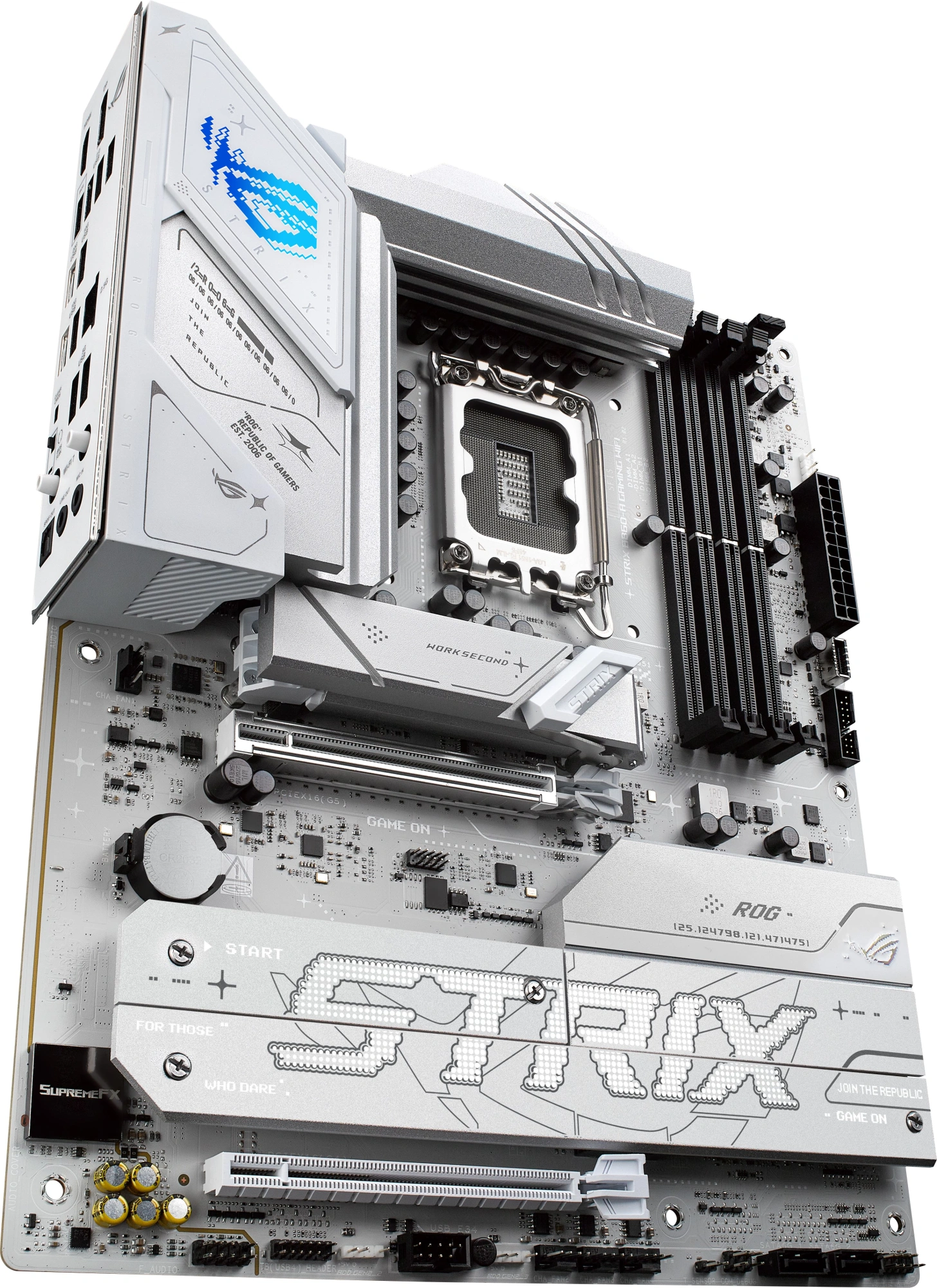 Материнская плата Asus ROG STRIX B860-A GAMING WIFI Soc-1851 Intel B860 4xDDR5 ATX AC`97 8ch(7.1) 2.5Gg RAID+HDMI+DP — изображение 6