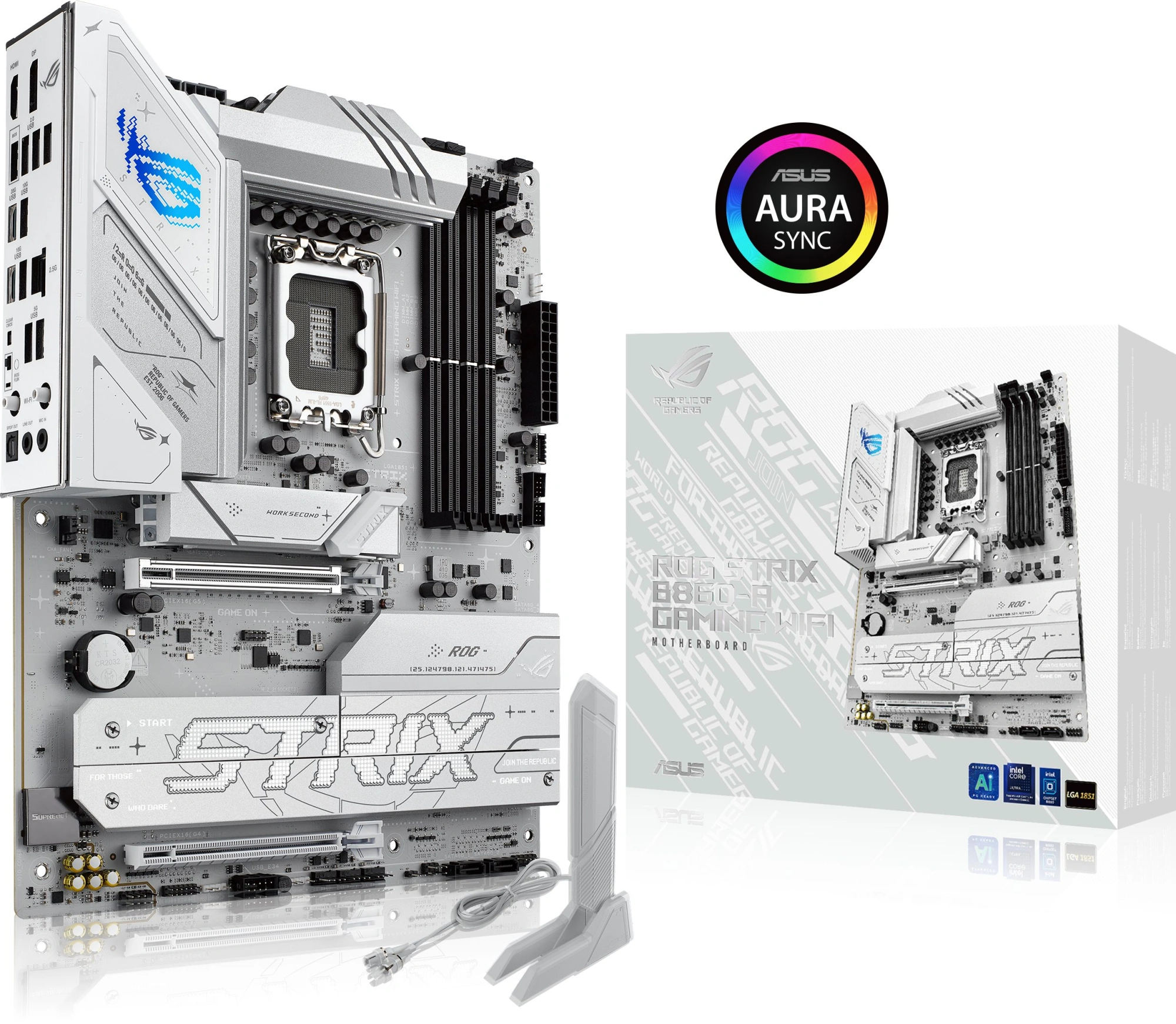 Материнская плата Asus ROG STRIX B860-A GAMING WIFI Soc-1851 Intel B860 4xDDR5 ATX AC`97 8ch(7.1) 2.5Gg RAID+HDMI+DP — изображение 15