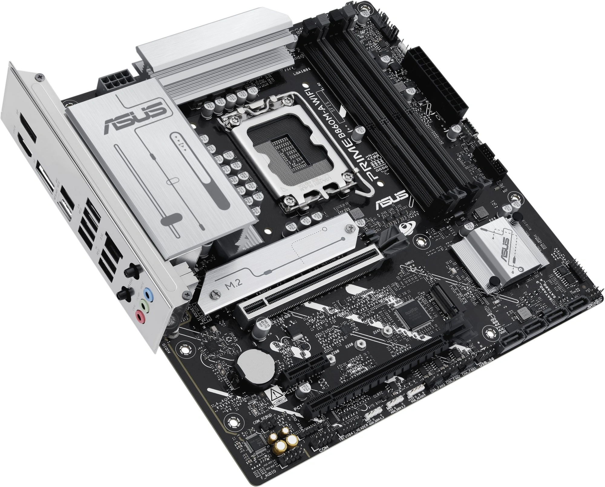 Материнская плата Asus PRIME B860M-A WIFI Soc-1851 Intel B860 4xDDR5 mATX AC`97 8ch(7.1) 2.5Gg RAID+HDMI+DP — изображение 9