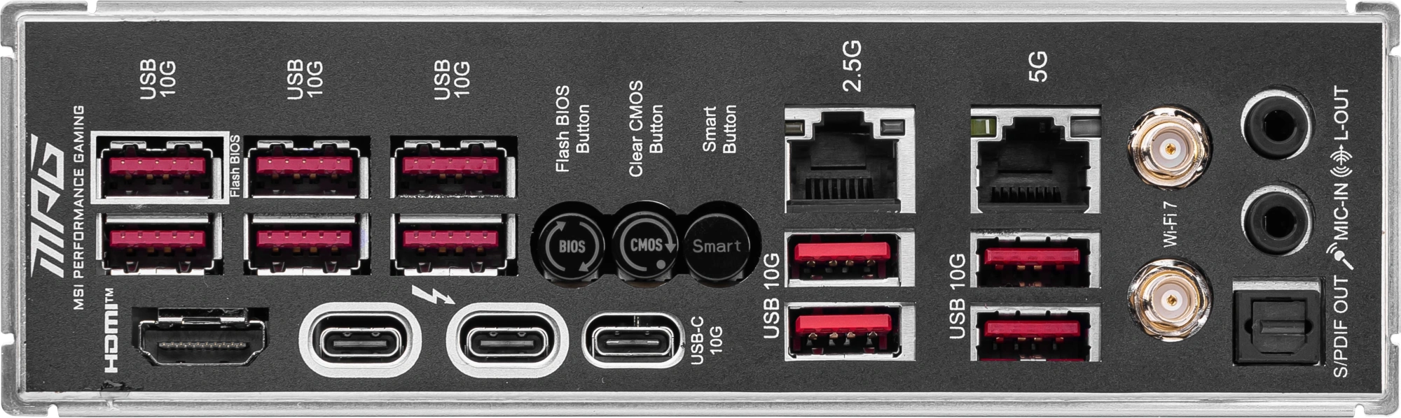 Материнская плата MSI MPG Z890 CARBON WIFI Soc-1851 Intel Z890 4xDDR5 ATX AC`97 8ch(7.1) 5Gigabit + 2.5Gigabit Ethernet RAID+HDMI — изображение 8