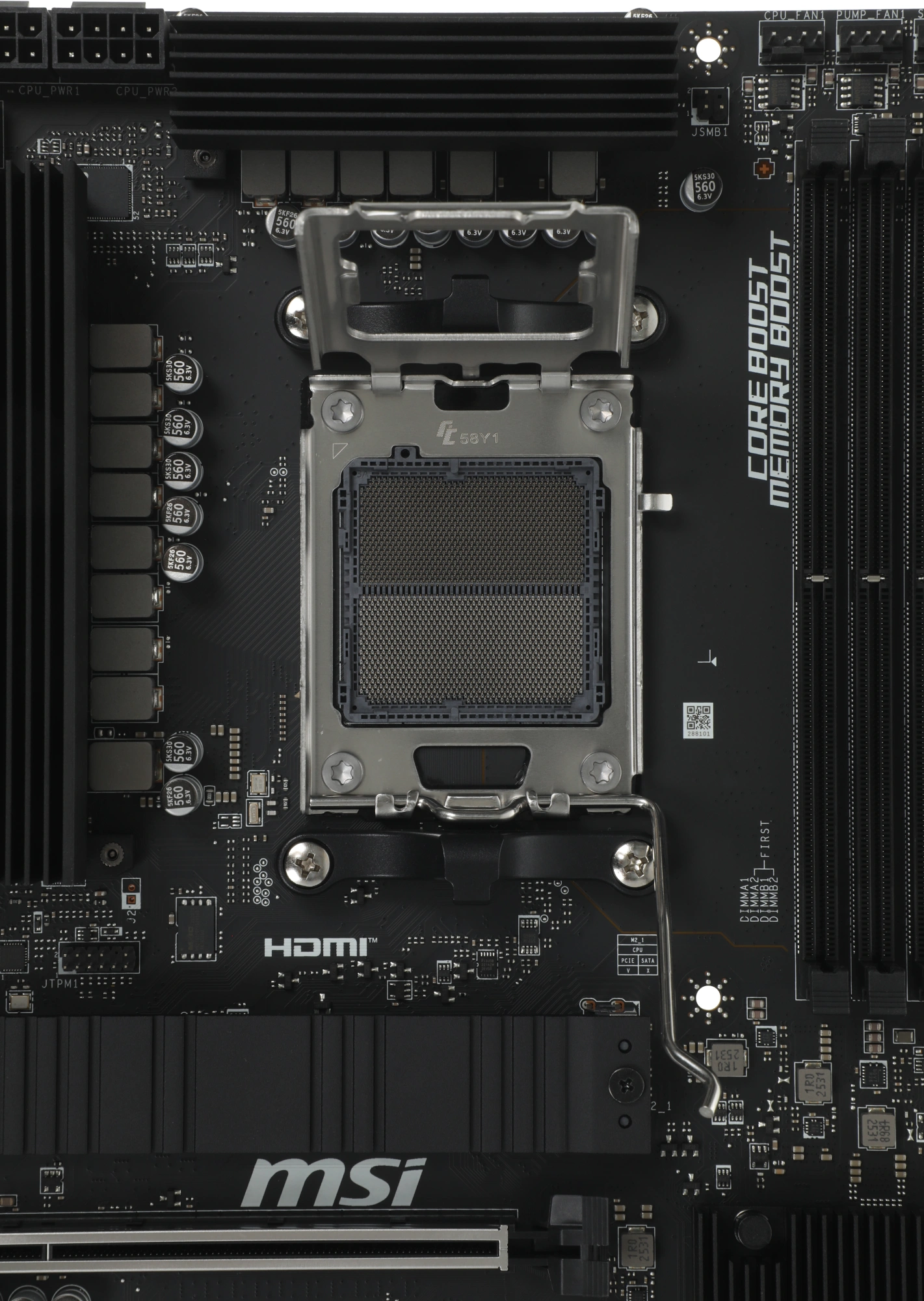 Материнская плата MSI PRO B650-S WIFI Socket AM5 AMD B650 4xDDR5 ATX AC`97 8ch(7.1) 2.5Gg RAID+HDMI+DP — изображение 10