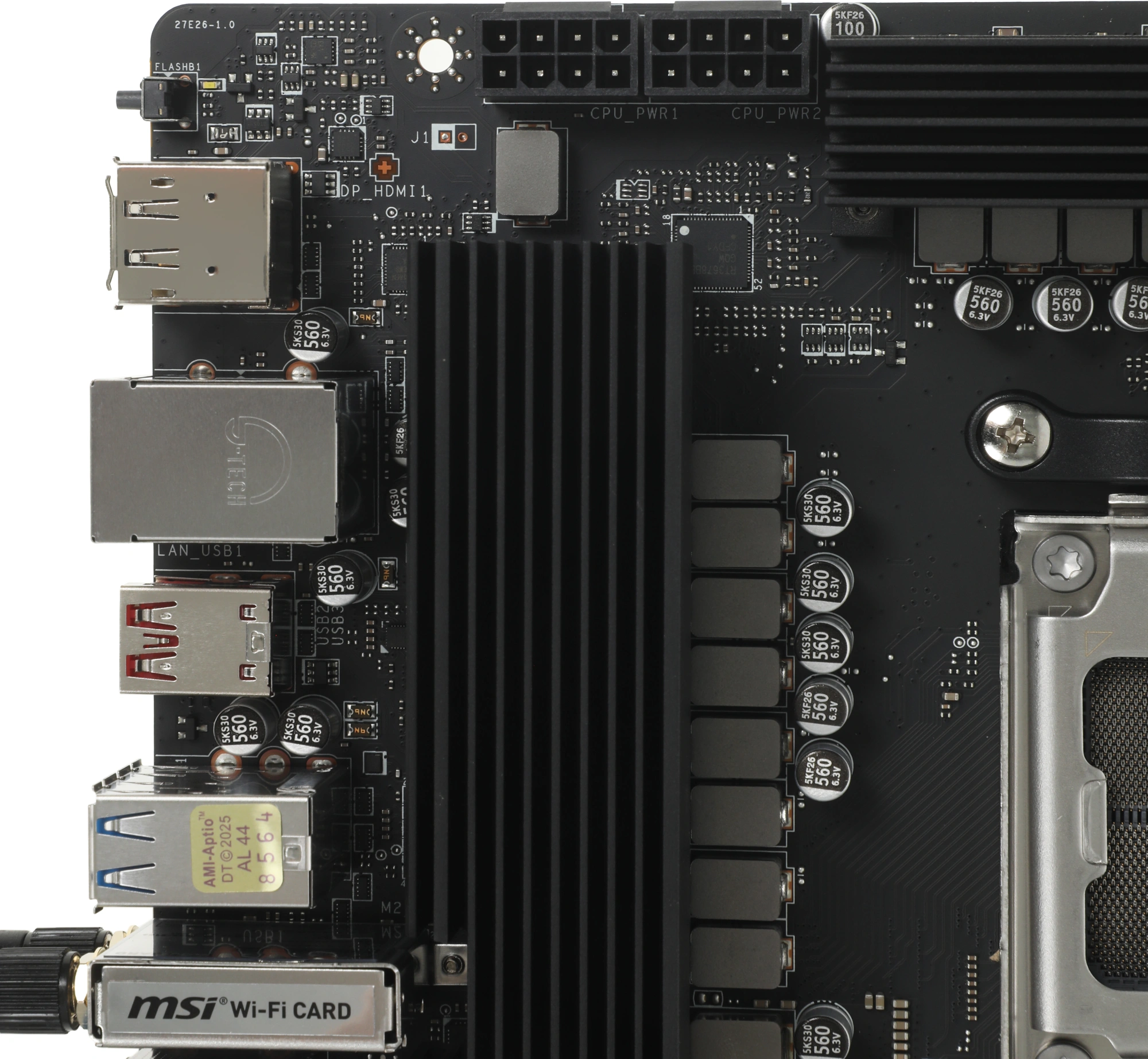 Материнская плата MSI PRO B650-S WIFI Socket AM5 AMD B650 4xDDR5 ATX AC`97 8ch(7.1) 2.5Gg RAID+HDMI+DP — изображение 4
