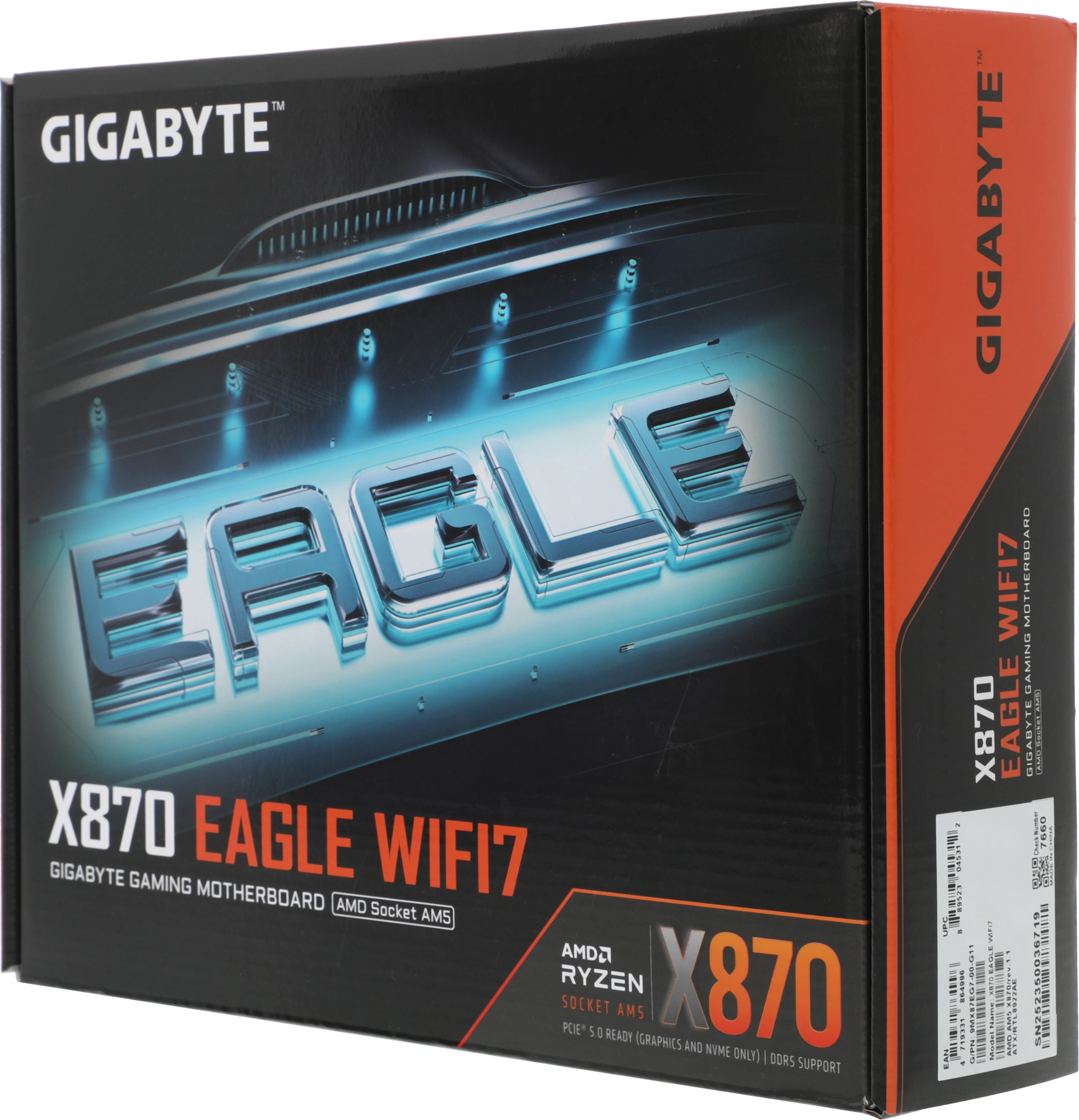 Материнская плата Gigabyte X870 EAGLE WIFI7 Socket AM5 AMD X870 4xDDR5 ATX AC`97 8ch(7.1) 2.5Gg RAID+HDMI — изображение 11
