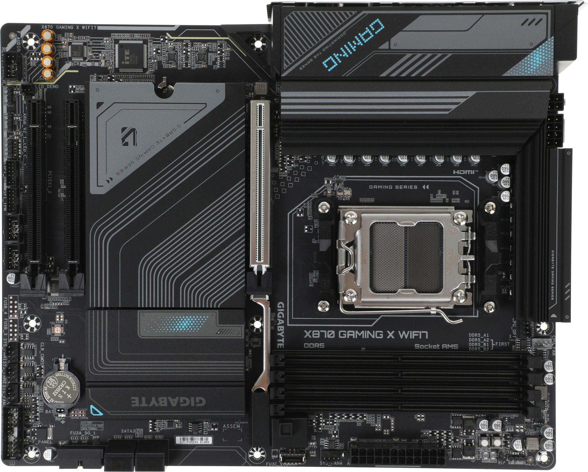 Материнская плата Gigabyte X870 GAMING X WIFI7 Socket AM5 AMD X870 4xDDR5 ATX AC`97 8ch(7.1) 2.5Gg RAID+HDMI — изображение 15