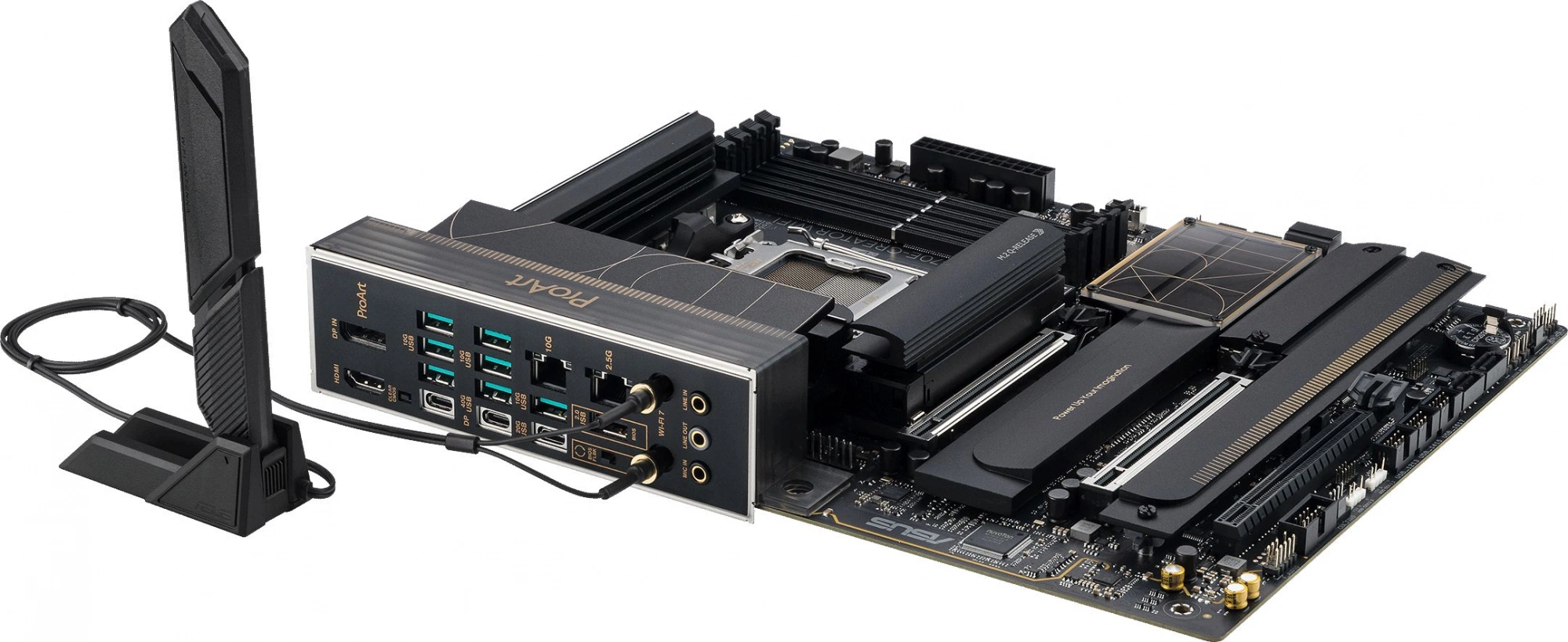 Материнская плата Asus PROART X870E-CREATOR WIFI Socket AM5 AMD X870E 4xDDR5 ATX AC`97 8ch(7.1) 1 x 10Gigabit + 1 x 2.5Gigabit RAID+HDMI+DP — изображение 6