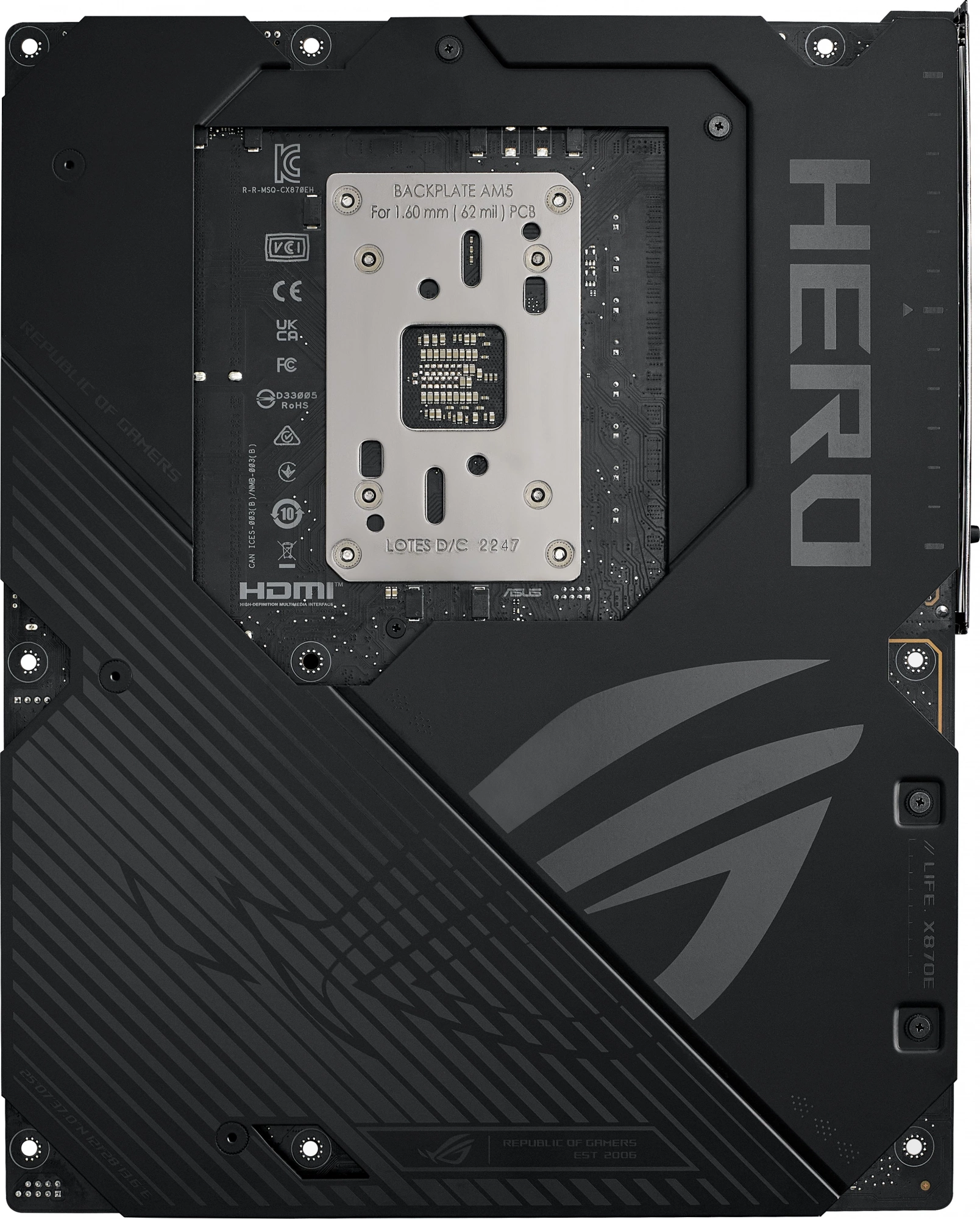 Материнская плата Asus ROG CROSSHAIR X870E HERO Socket AM5 AMD X870E 4xDDR5 ATX AC`97 8ch(7.1) 5Gigabit + 2.5Gigabit Ethernet RAID+HDMI — изображение 11