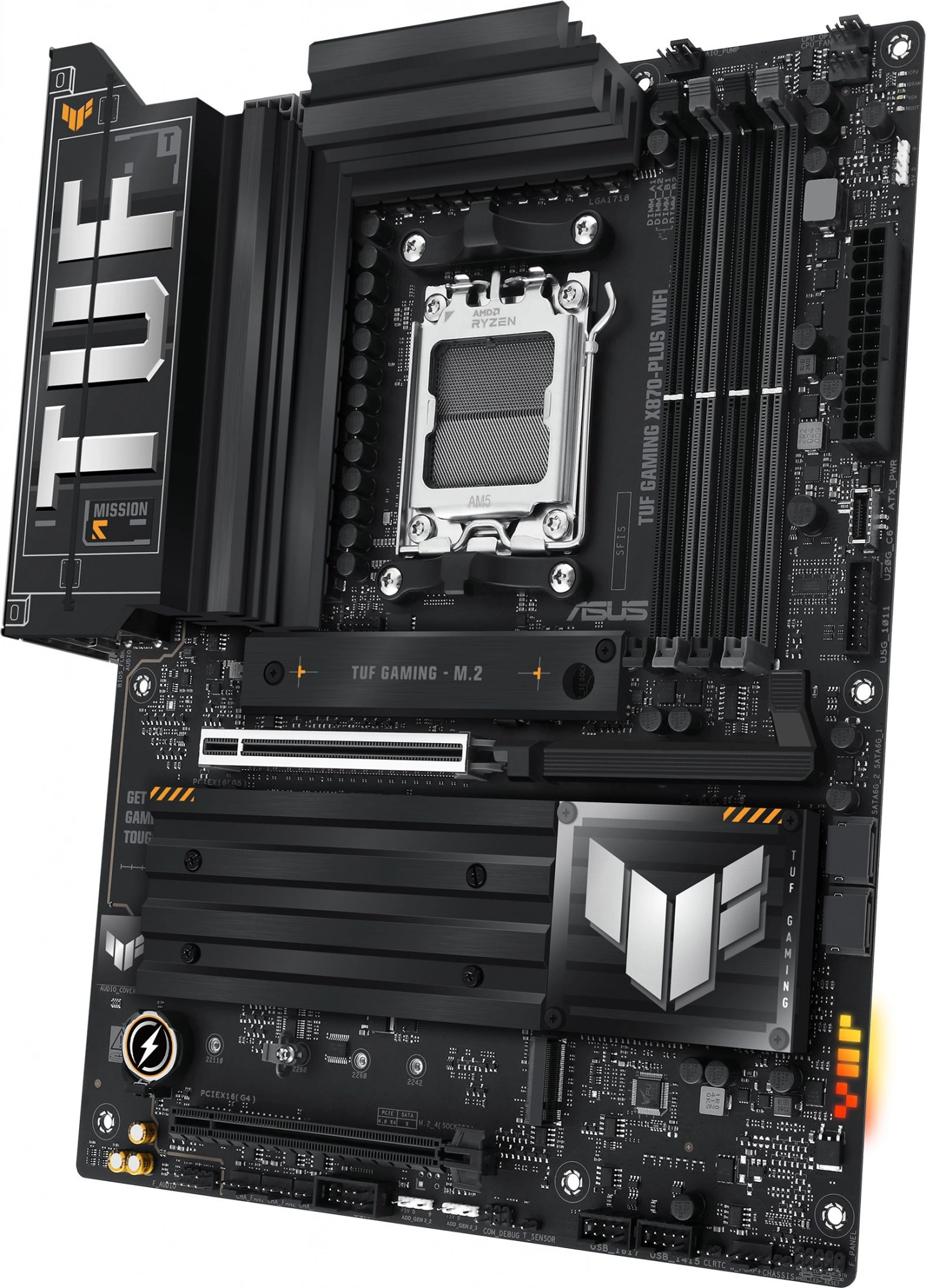 Материнская плата Asus TUF GAMING X870-PLUS WIFI Socket AM5 AMD X870 4xDDR5 ATX AC`97 8ch(7.1) 2.5Gg RAID+HDMI — изображение 6