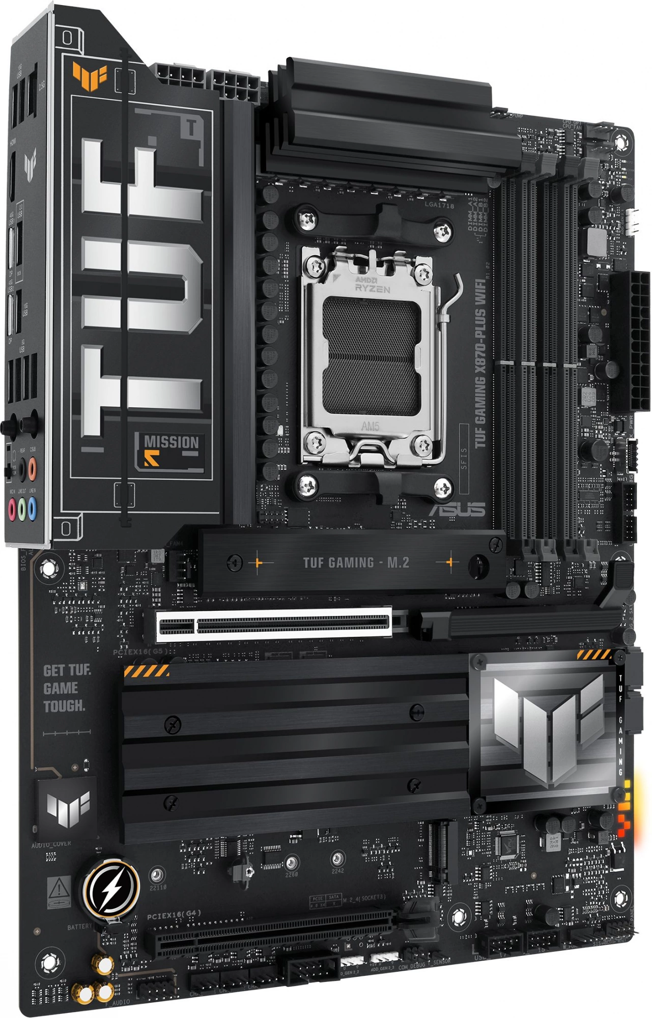 Материнская плата Asus TUF GAMING X870-PLUS WIFI Socket AM5 AMD X870 4xDDR5 ATX AC`97 8ch(7.1) 2.5Gg RAID+HDMI — изображение 3