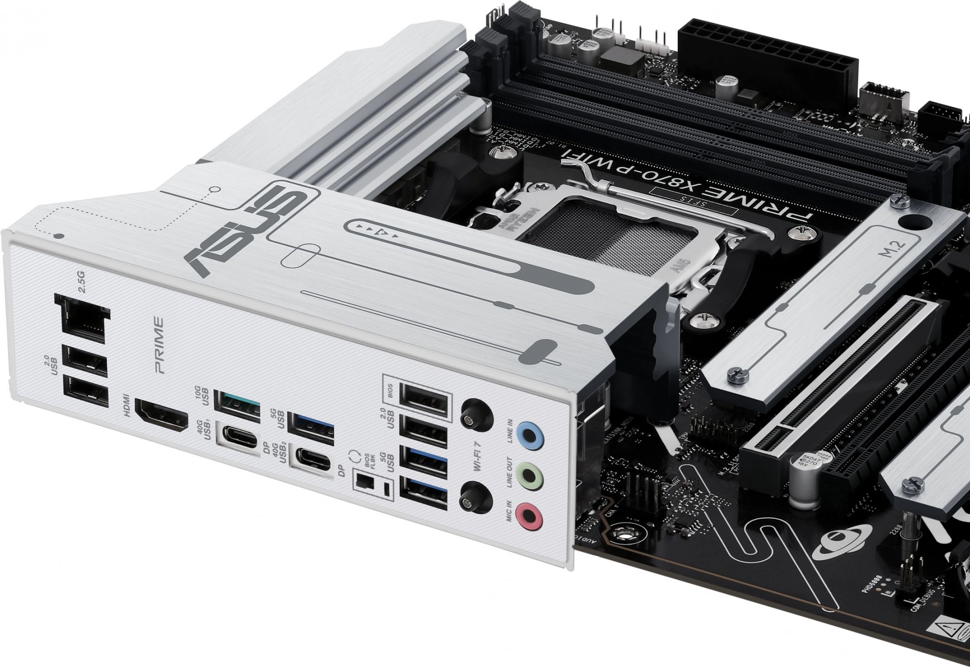 Материнская плата Asus PRIME X870-P WIFI Socket AM5 AMD X870 4xDDR5 ATX AC`97 8ch(7.1) 2.5Gg RAID+HDMI — изображение 10