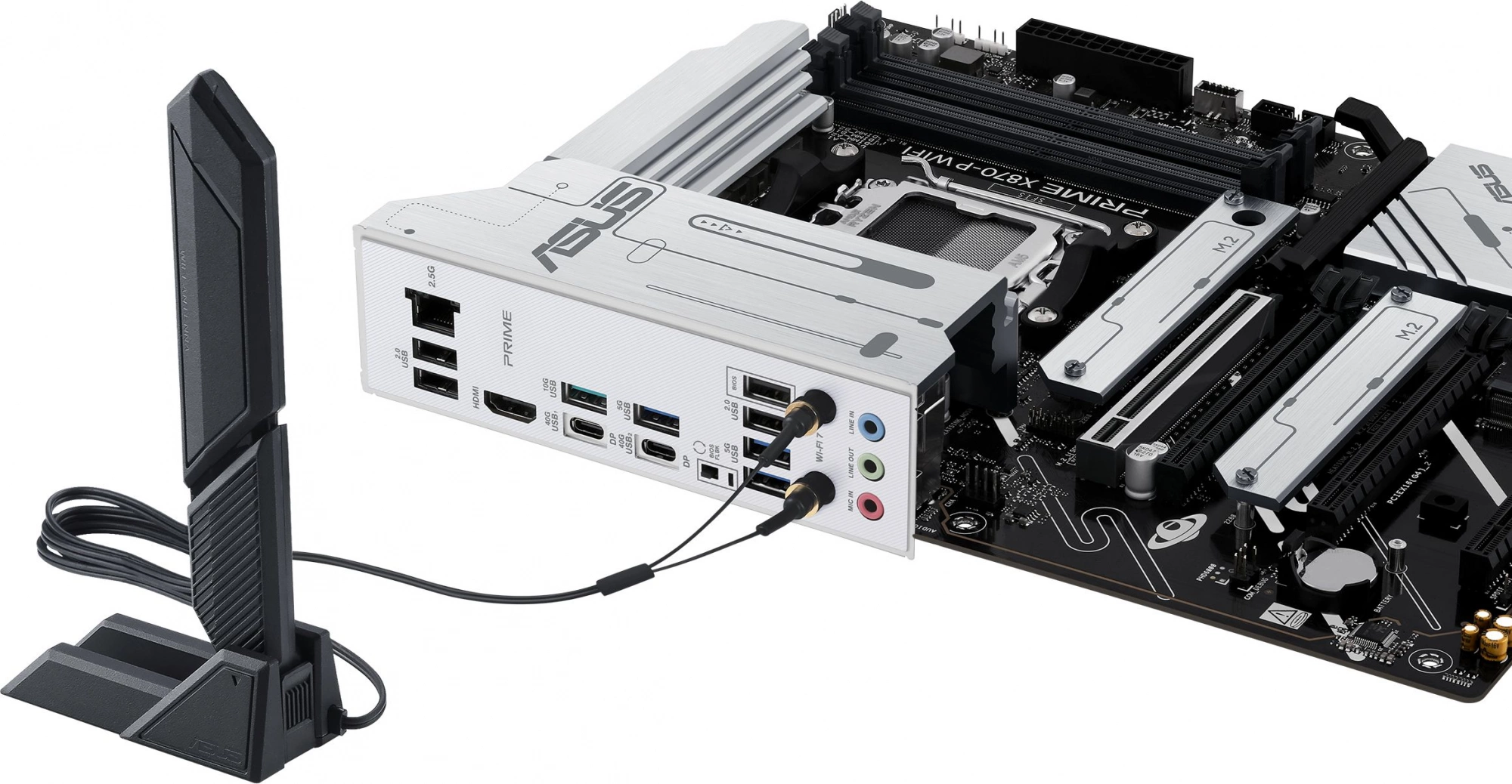Материнская плата Asus PRIME X870-P WIFI Socket AM5 AMD X870 4xDDR5 ATX AC`97 8ch(7.1) 2.5Gg RAID+HDMI — изображение 12