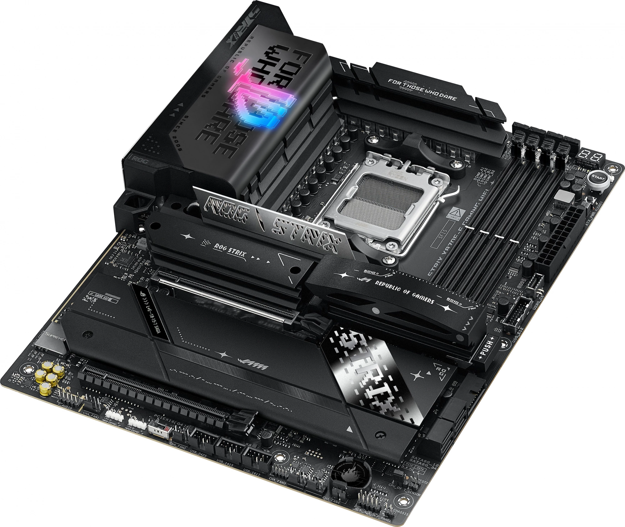 Материнская плата Asus ROG STRIX X870E-E GAMING WIFI Socket AM5 AMD X870E 4xDDR5 ATX AC`97 8ch(7.1) 5Gigabit RAID+HDMI — изображение 6