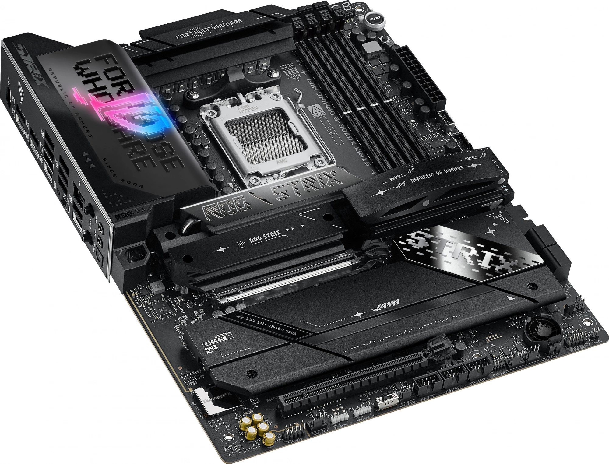 Материнская плата Asus ROG STRIX X870E-E GAMING WIFI Socket AM5 AMD X870E 4xDDR5 ATX AC`97 8ch(7.1) 5Gigabit RAID+HDMI — изображение 7