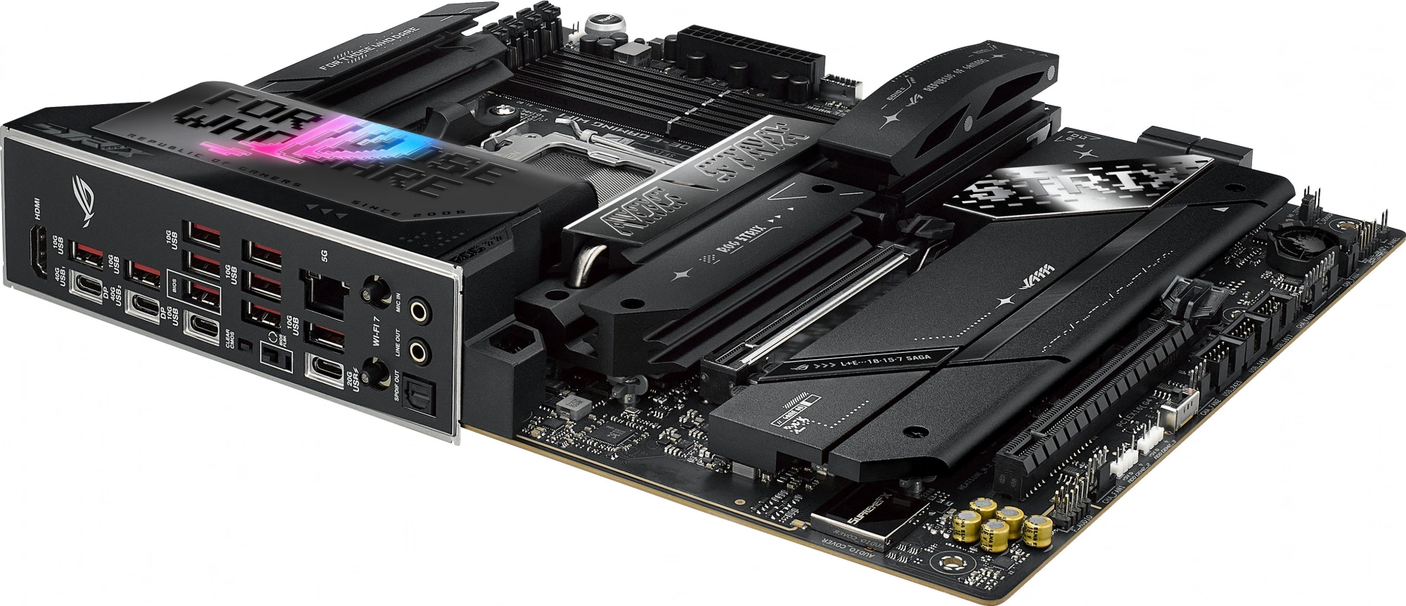 Материнская плата Asus ROG STRIX X870E-E GAMING WIFI Socket AM5 AMD X870E 4xDDR5 ATX AC`97 8ch(7.1) 5Gigabit RAID+HDMI — изображение 8