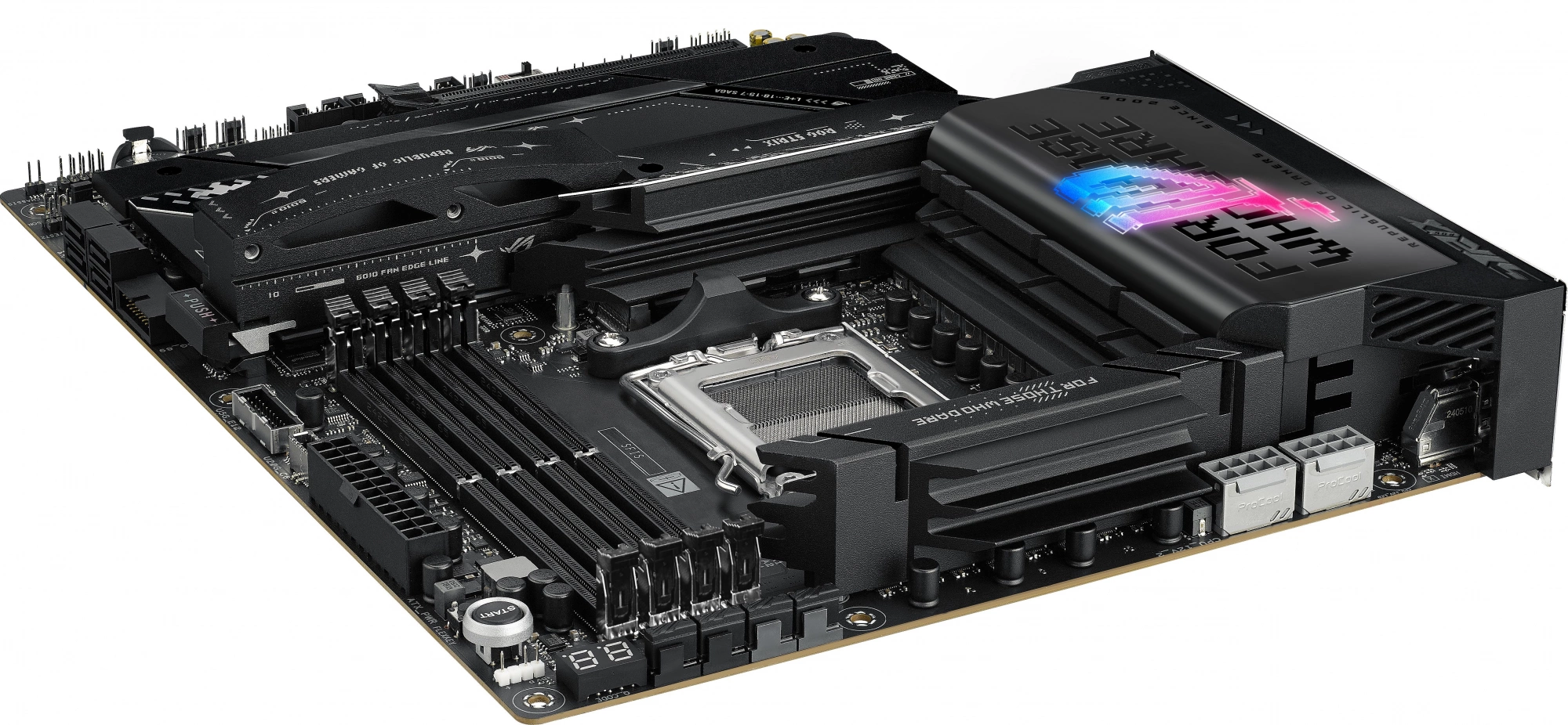 Материнская плата Asus ROG STRIX X870E-E GAMING WIFI Socket AM5 AMD X870E 4xDDR5 ATX AC`97 8ch(7.1) 5Gigabit RAID+HDMI — изображение 10