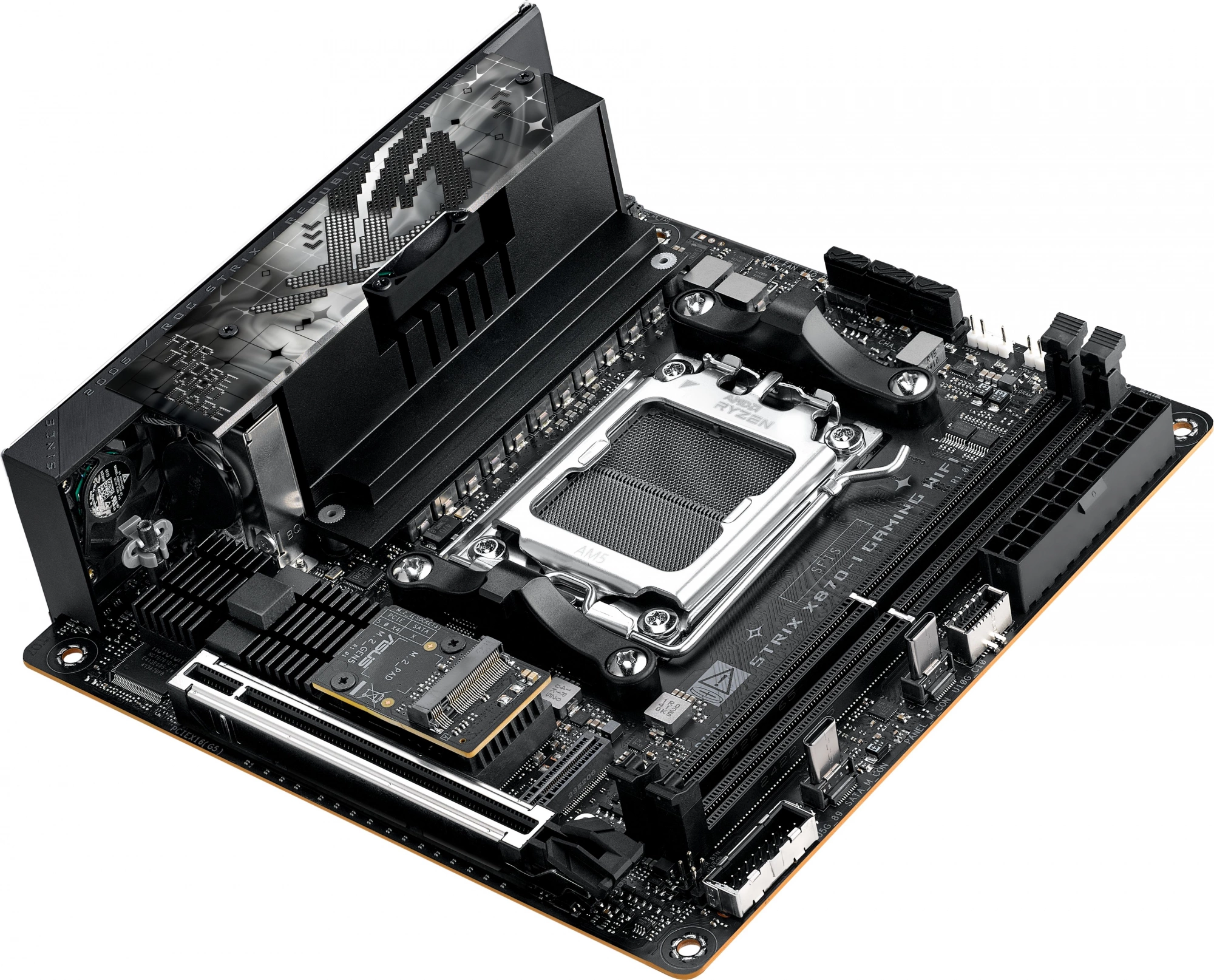 Материнская плата Asus ROG STRIX X870-I GAMING WIFI Socket AM5 AMD X870 2xDDR5 mini-ITX AC`97 8ch(7.1) 2.5Gg RAID+HDMI — изображение 7
