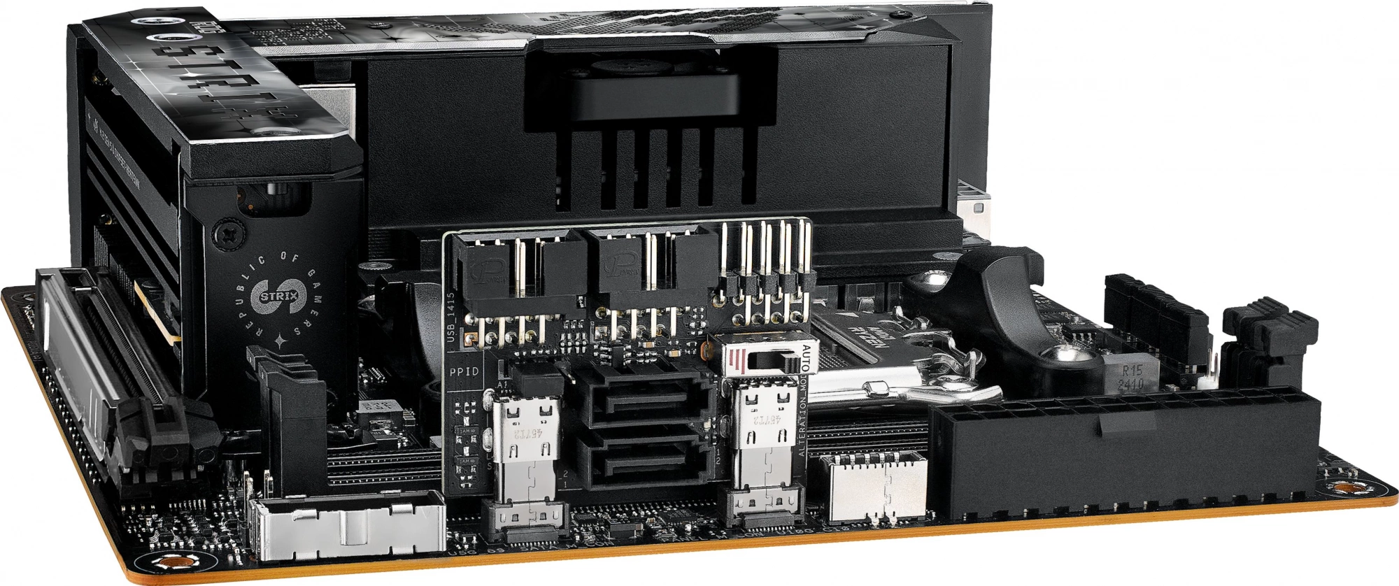 Материнская плата Asus ROG STRIX X870-I GAMING WIFI Socket AM5 AMD X870 2xDDR5 mini-ITX AC`97 8ch(7.1) 2.5Gg RAID+HDMI — изображение 8