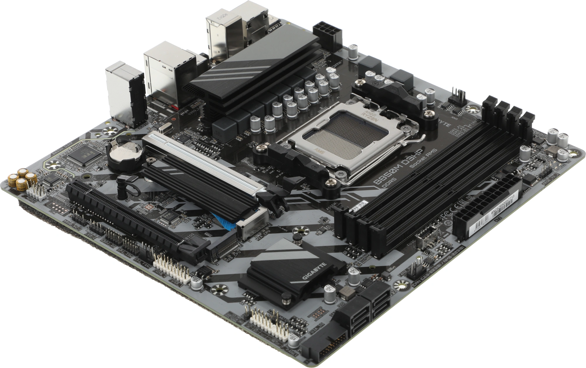 Материнская плата Gigabyte B850M D3HP Socket AM5 AMD B850 4xDDR5 mATX AC`97 8ch(7.1) GbLAN RAID+HDMI+DP — изображение 5
