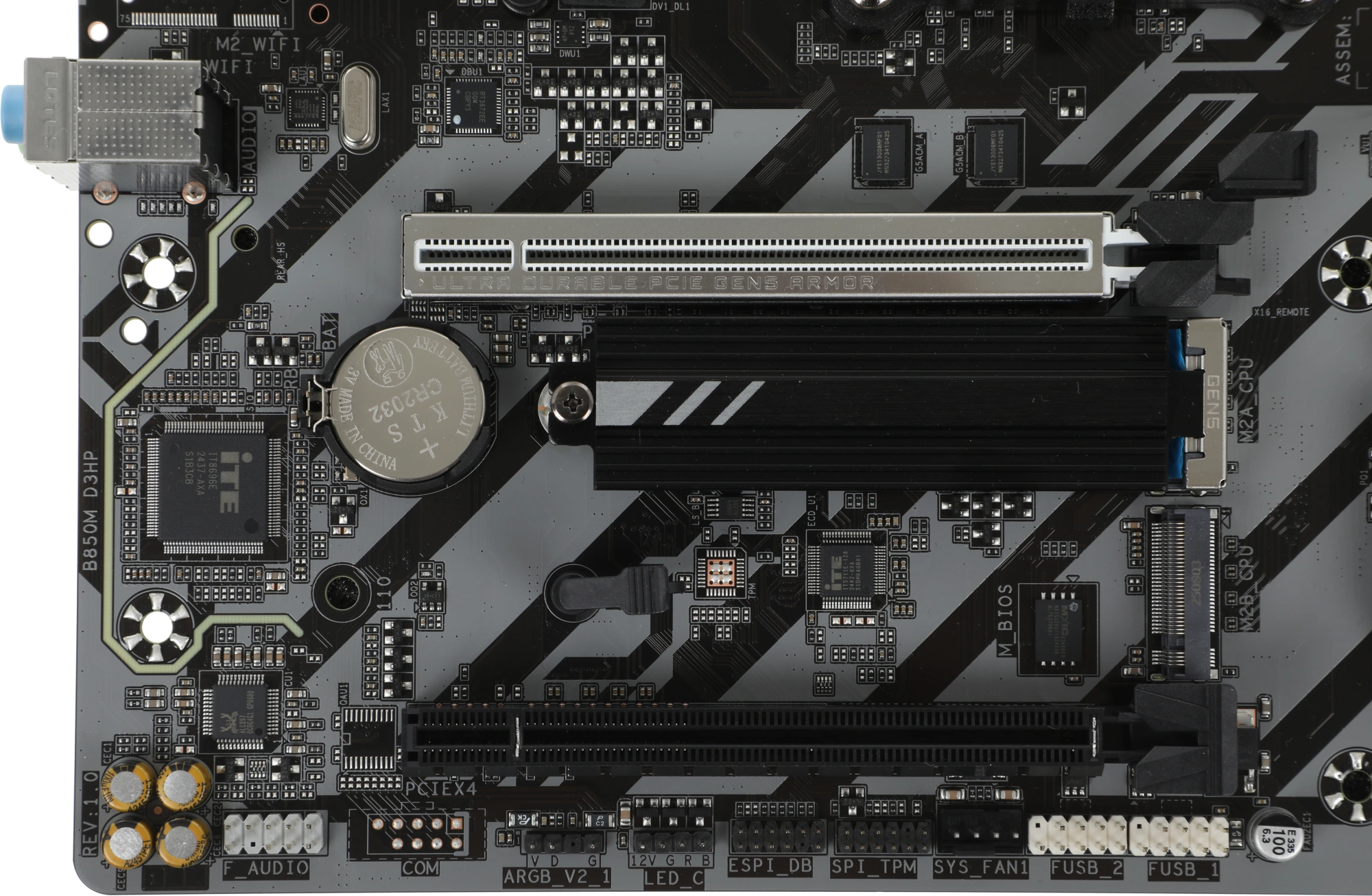 Материнская плата Gigabyte B850M D3HP Socket AM5 AMD B850 4xDDR5 mATX AC`97 8ch(7.1) GbLAN RAID+HDMI+DP — изображение 6
