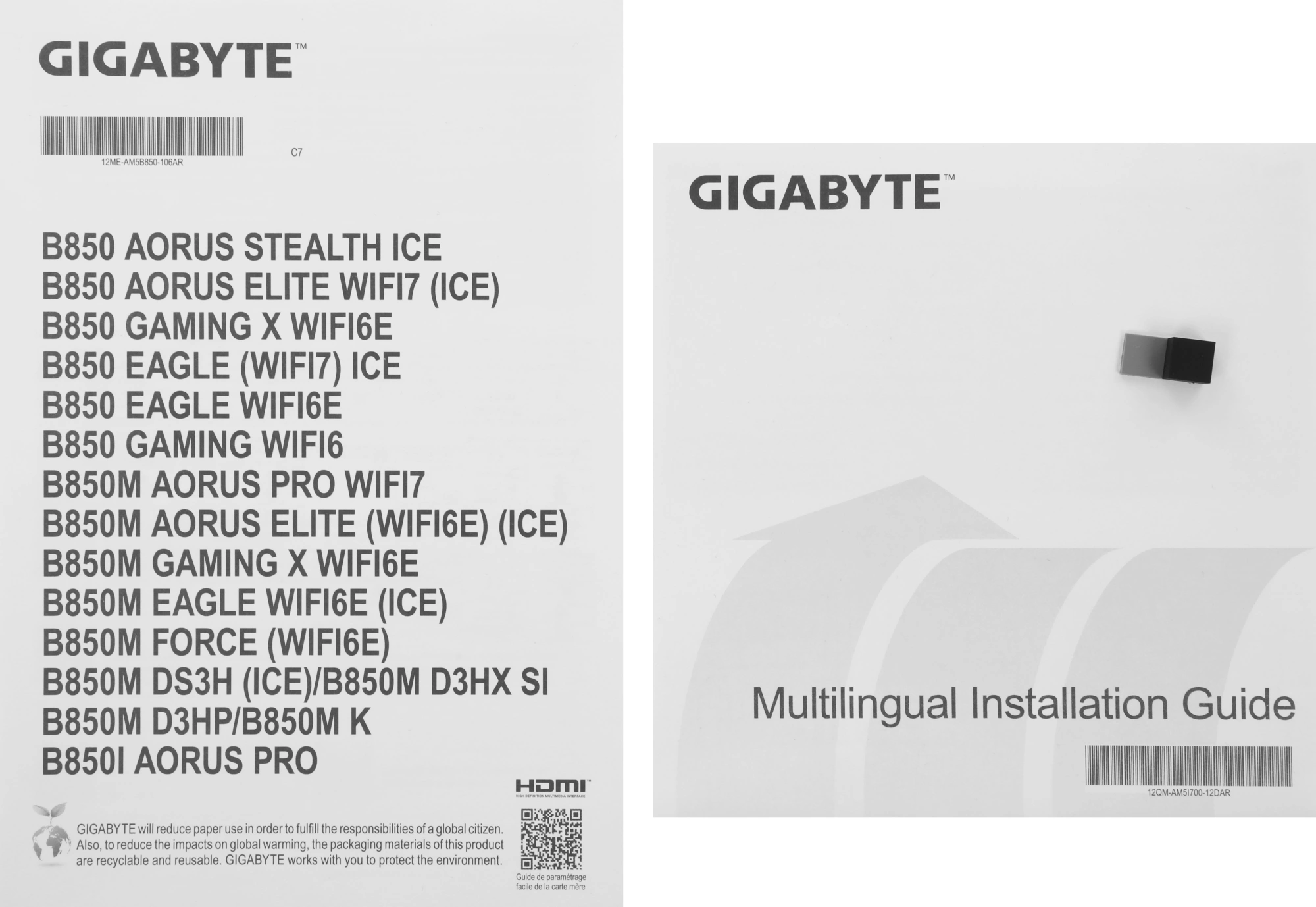 Материнская плата Gigabyte B850M D3HP Socket AM5 AMD B850 4xDDR5 mATX AC`97 8ch(7.1) GbLAN RAID+HDMI+DP — изображение 12