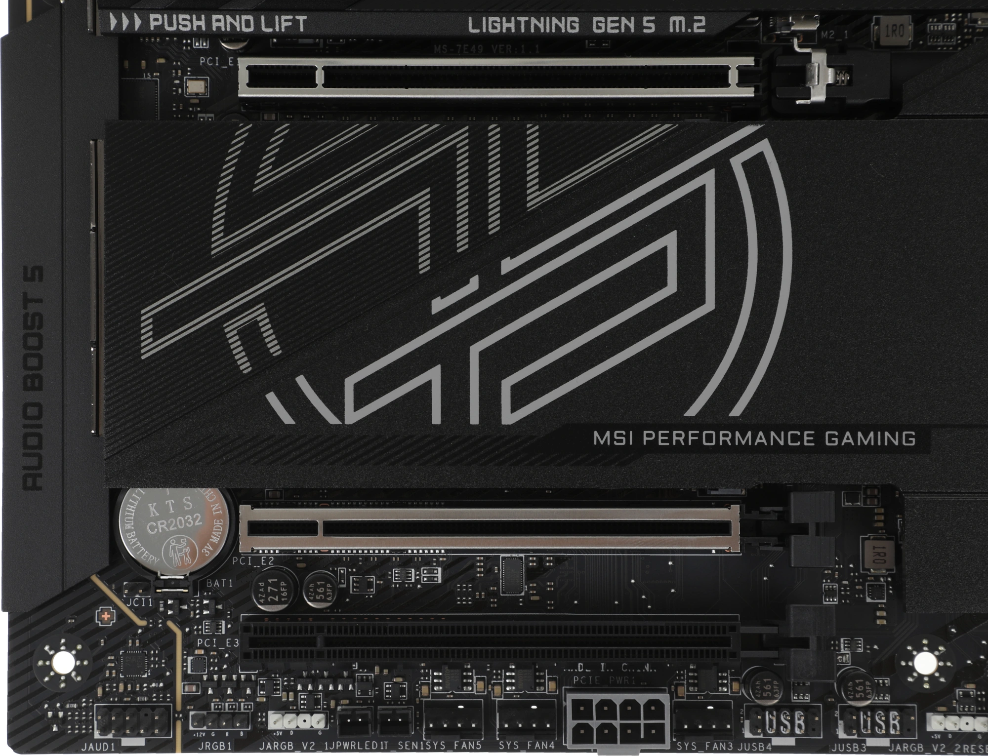 Материнская плата MSI MPG X870E CARBON WIFI Socket AM5 AMD X870E 4xDDR5 ATX AC`97 8ch(7.1) 5Gigabit + 2.5Gigabit Ethernet RAID+HDMI — изображение 5