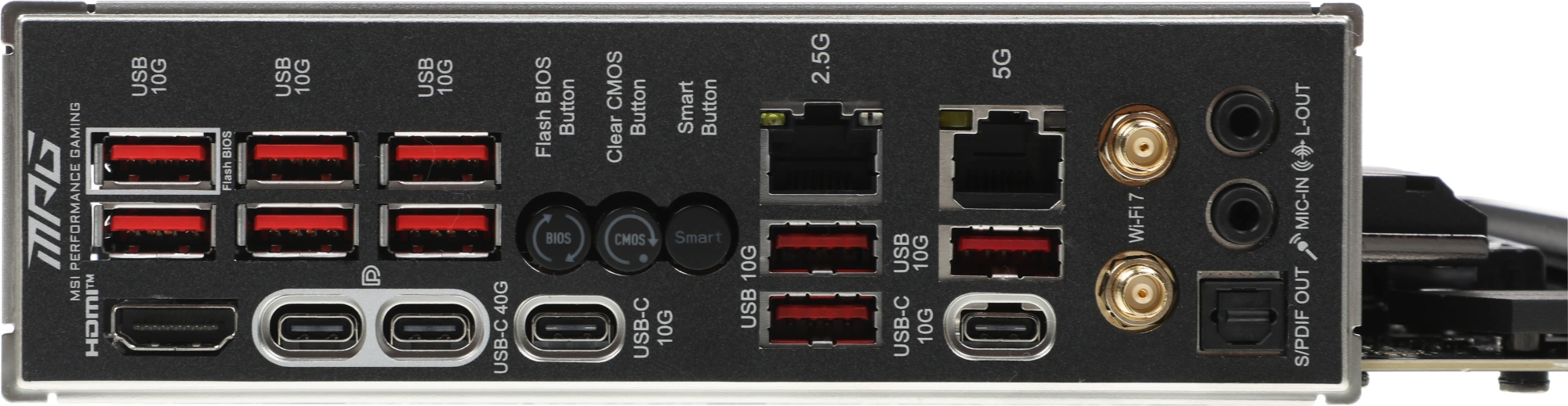 Материнская плата MSI MPG X870E CARBON WIFI Socket AM5 AMD X870E 4xDDR5 ATX AC`97 8ch(7.1) 5Gigabit + 2.5Gigabit Ethernet RAID+HDMI — изображение 8