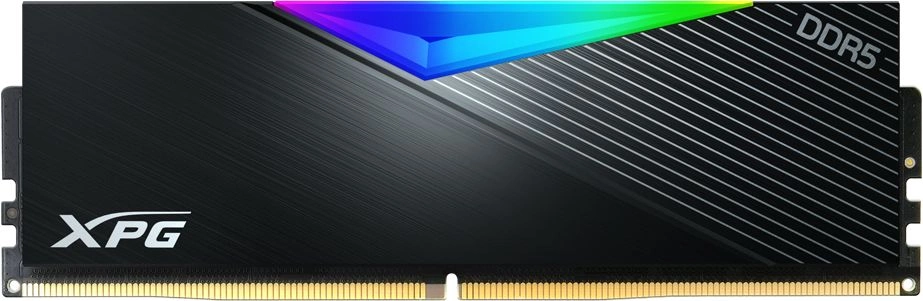 Память DDR5 2x16GB 6400MHz A-Data AX5U6400C3216G-DCLARBK XPG Lancer RGB RTL Gaming PC5-51200 CL32 DIMM 288-pin 1.35В kit dual rank с радиатором Ret
