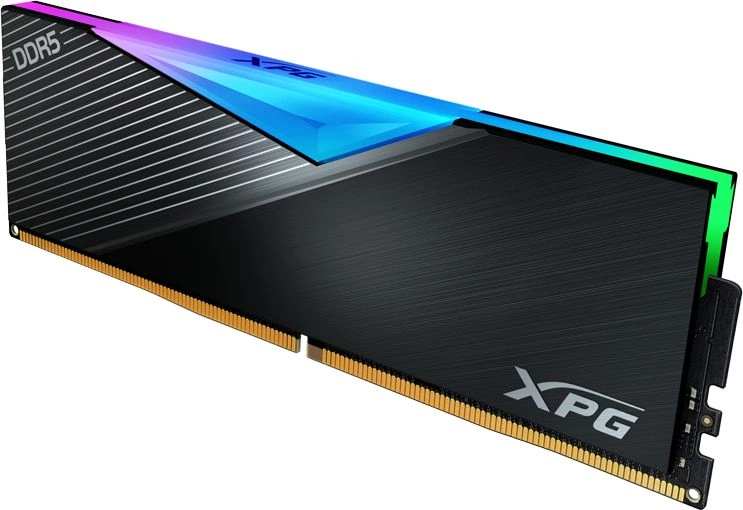 Память DDR5 2x16GB 6400MHz A-Data AX5U6400C3216G-DCLARBK XPG Lancer RGB RTL Gaming PC5-51200 CL32 DIMM 288-pin 1.35В kit dual rank с радиатором Ret — изображение 3