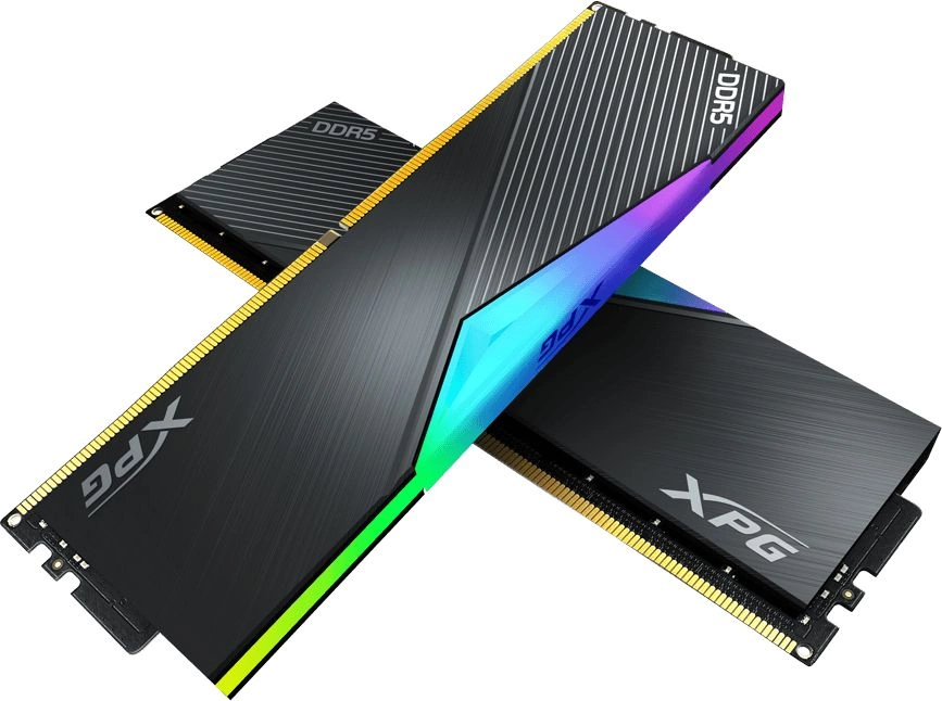 Память DDR5 2x16GB 6400MHz A-Data AX5U6400C3216G-DCLARBK XPG Lancer RGB RTL Gaming PC5-51200 CL32 DIMM 288-pin 1.35В kit dual rank с радиатором Ret — изображение 4