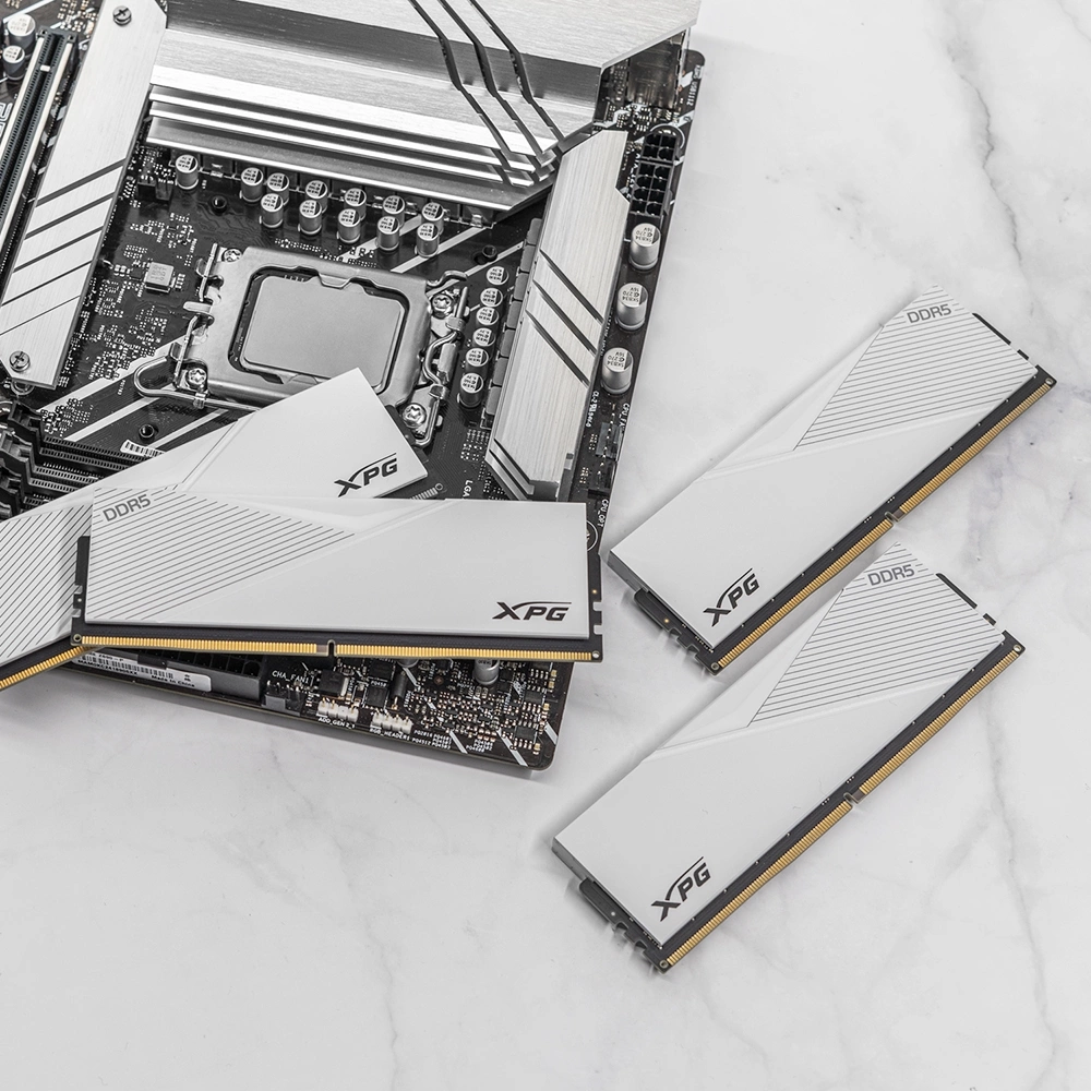 Память DDR5 2x32GB 6400MHz A-Data AX5U6400C3232G-DCLAWH XPG Lancer RTL Gaming PC5-51200 CL32 DIMM 288-pin 1.4В kit dual rank с радиатором Ret — изображение 8