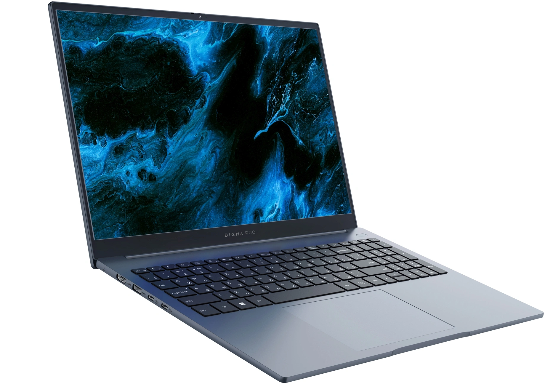 Ноутбук Digma Pro Pactos Ryzen 5 7430U 16Gb SSD512Gb AMD Radeon Graphics 16" IPS WUXGA (1920x1200) Windows 11 Pro dk.grey WiFi BT Cam 5500mAh (DN16R5-ADXW04) — изображение 9